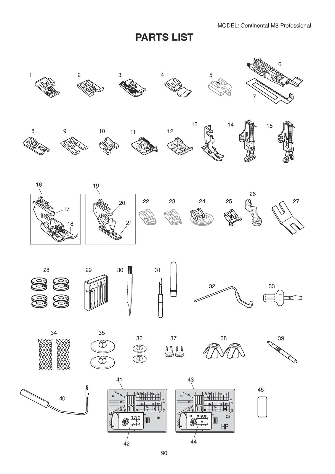 CONTINENTAL M8 Professional Service And Parts Manual 2024 - WIRE BOUND - COVERS
