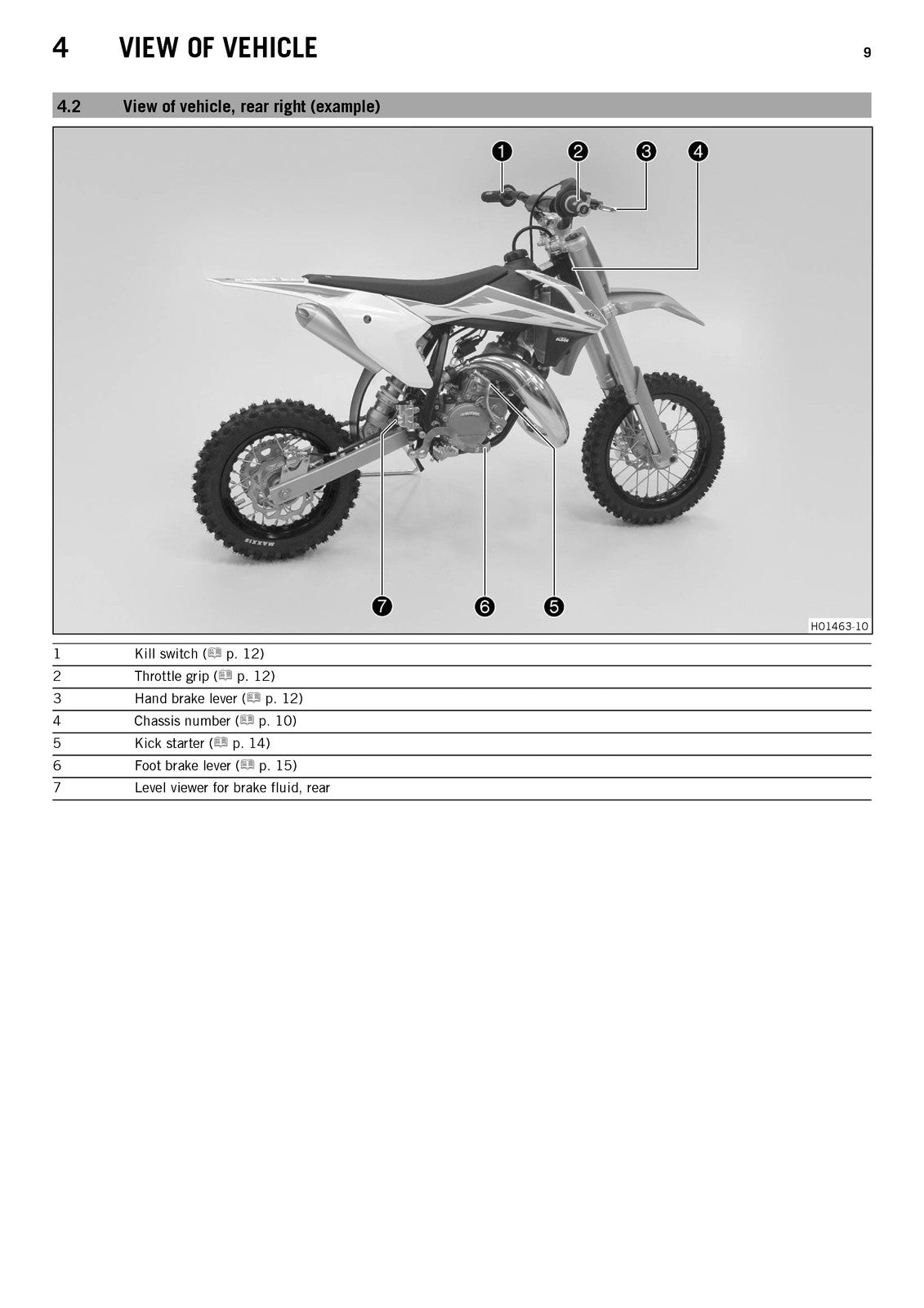 KTM 50 SX 50 SX Mini Owners Manual 2017 - STEEL WIRE BOUND - PROTECTIVE COVERS