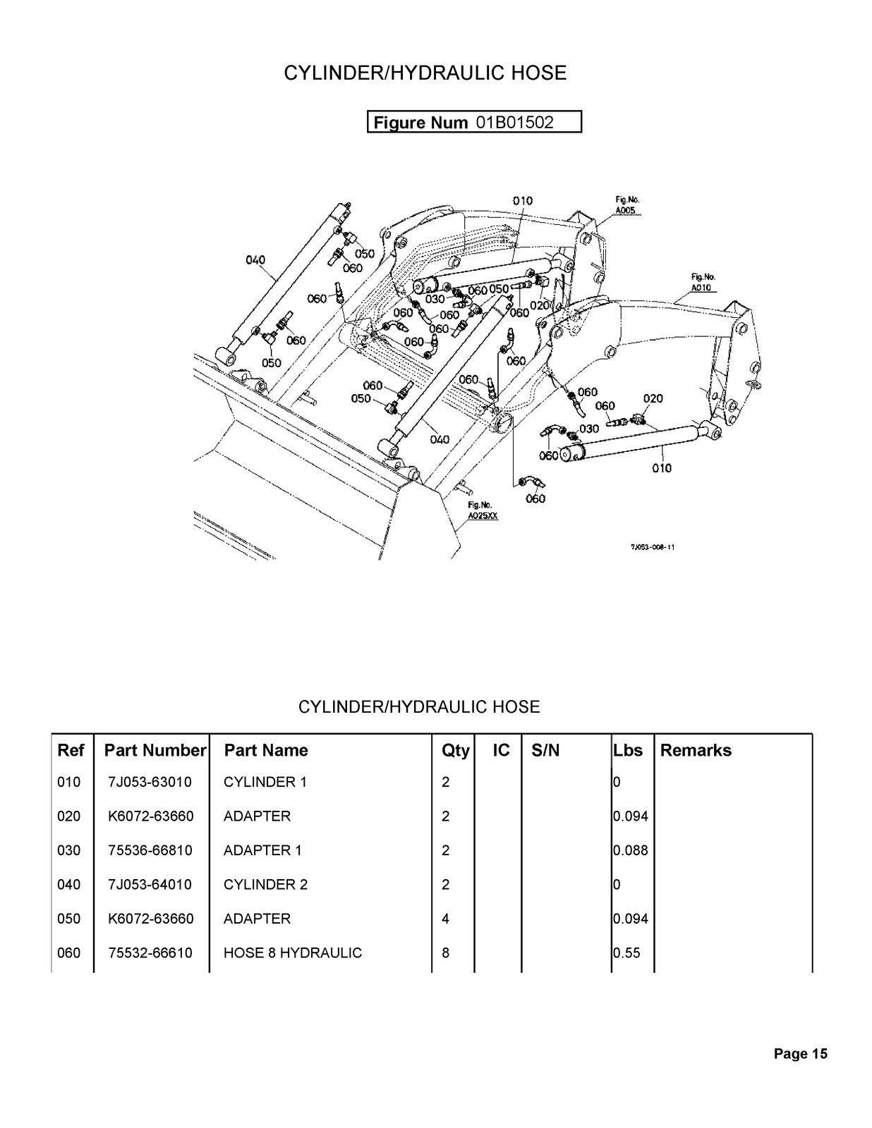 KUBOTA LA364 Loader Illustrated Parts List Manual - WIRE BOUND - TOUGH COVERS