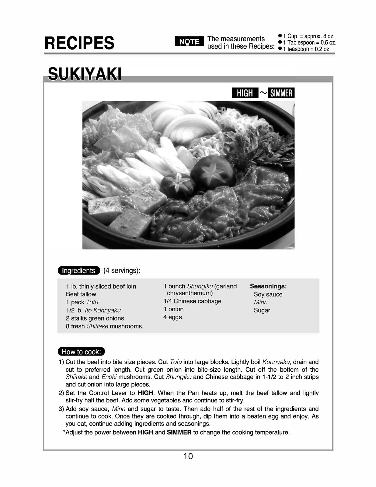 ZOJIRUSHI EP-PBC10 Gourmet dExpert Electric Operating Instructions Manual