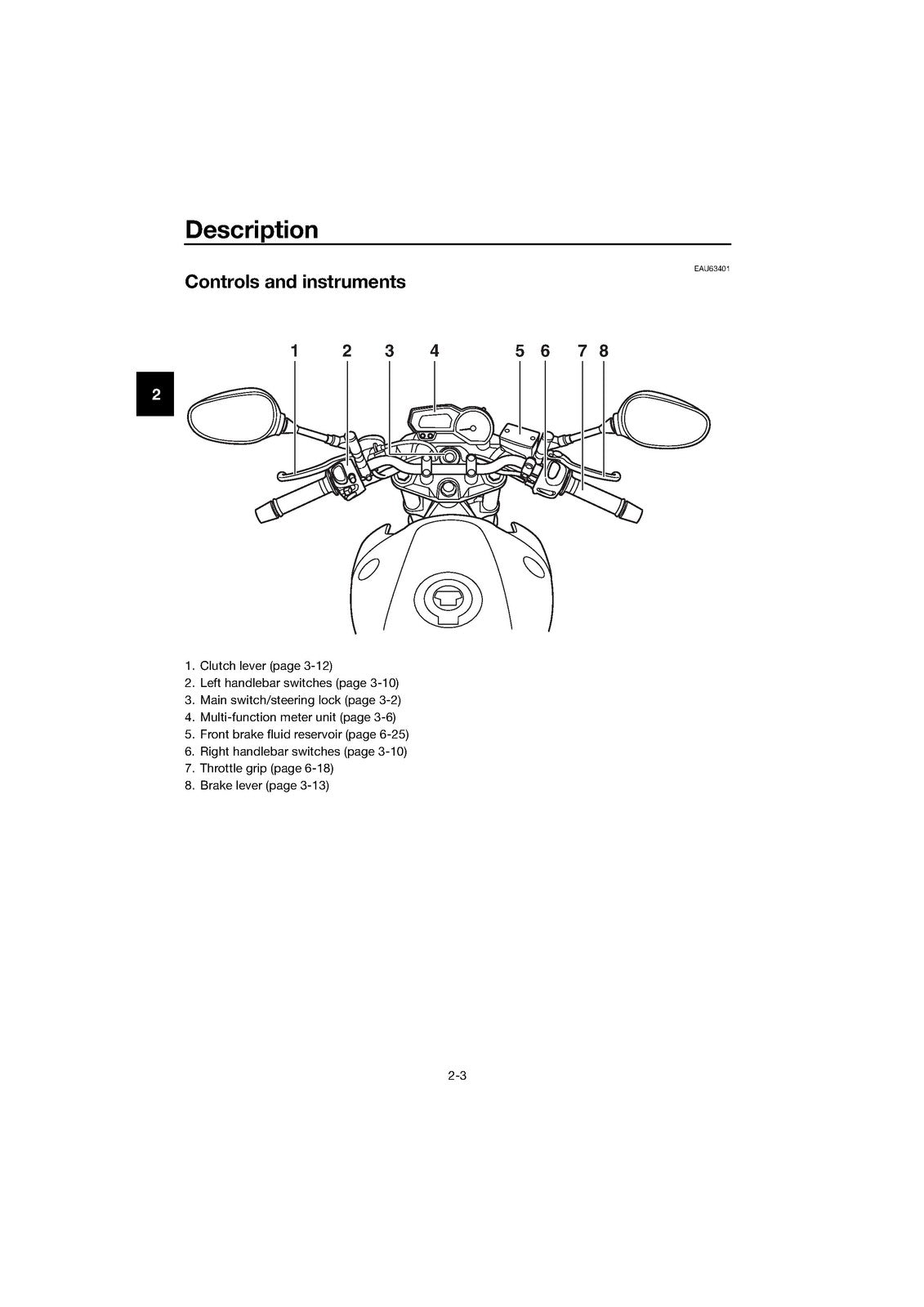 YAMAHA XJ6N XJ6NA XJ6 ABS Motorcycle Owners Manual 2016 - WIRE BOUND - COVERS
