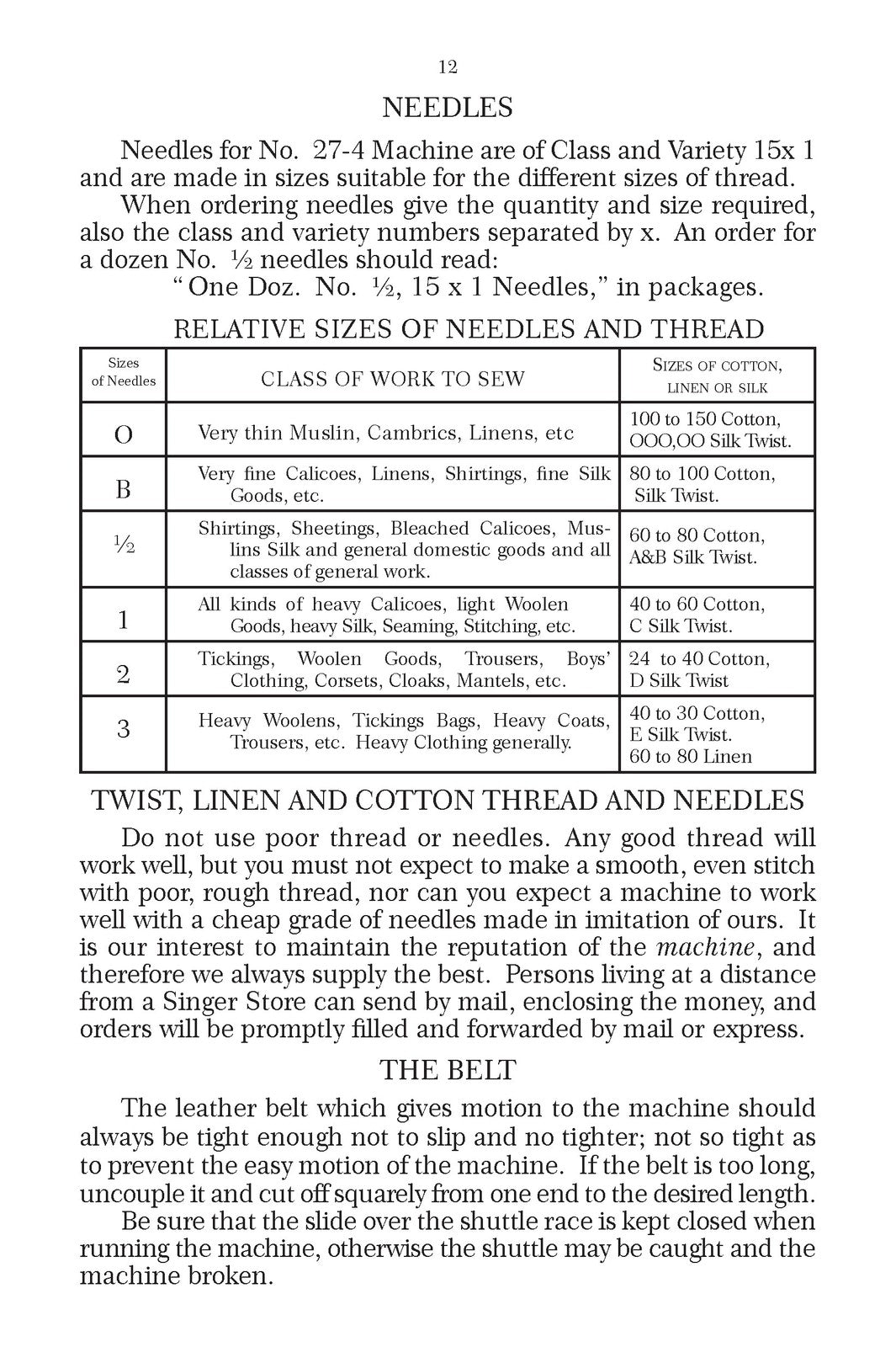 SINGER 27 27-4 Sewing Machine Operators & Attachments Manual BUNDLE - WIRE BOUND