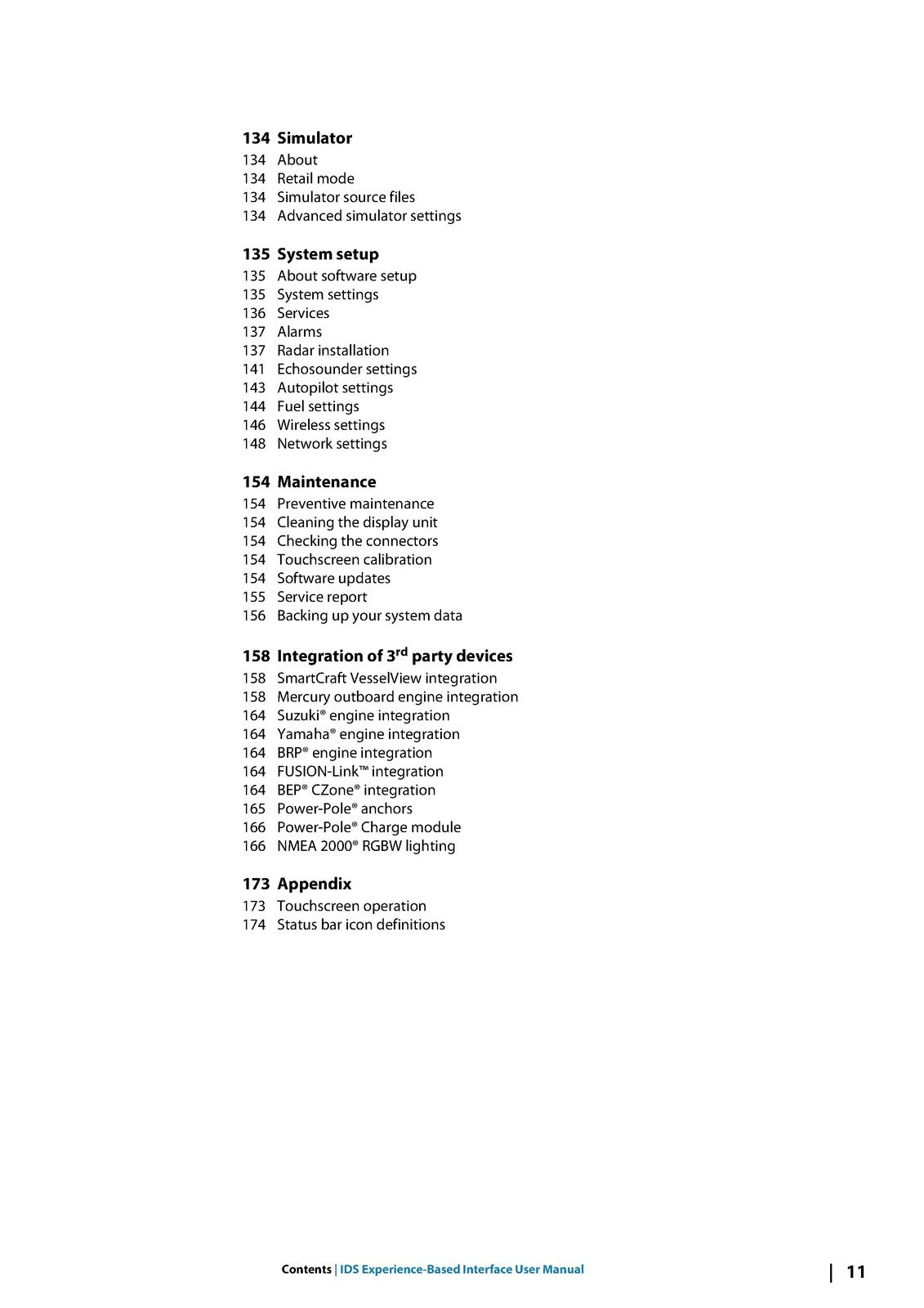 SIMRAD IDS Experience-Based Interface User Manual - WIRE BOUND - TOUGH COVERS