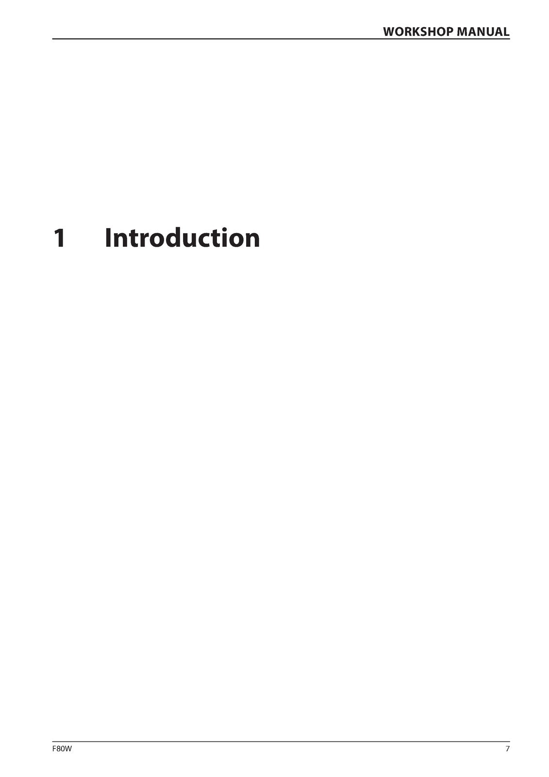 DYNAPAC F80W Hatz Workshop Manual SN 4510125 Up 2019 - WIRE BOUND - TOUGH COVERS