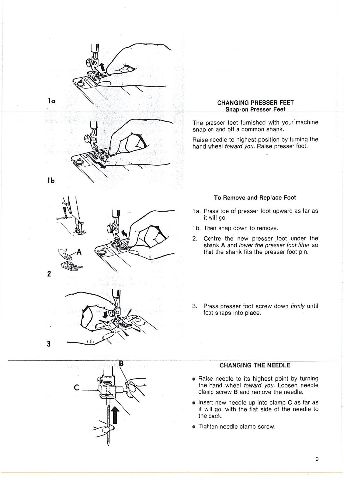 SINGER 8606 Sewing Machine Instruction Manual - STEEL WIRE BOUND - TOUGH COVERS