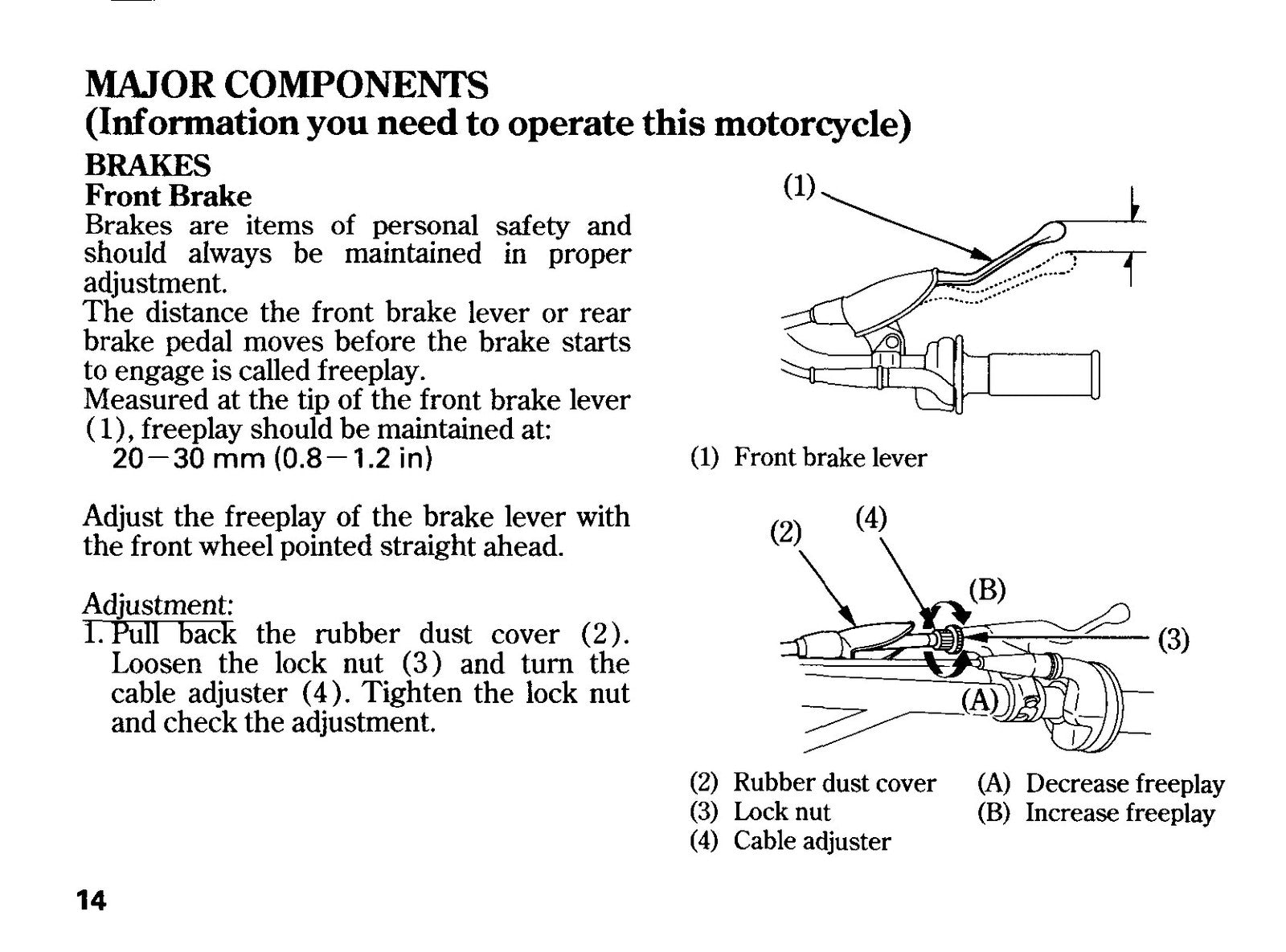 HONDA CRF80F Owners Manual 2007 - BOUND - COVERS - XL FOLDOUT PAGES