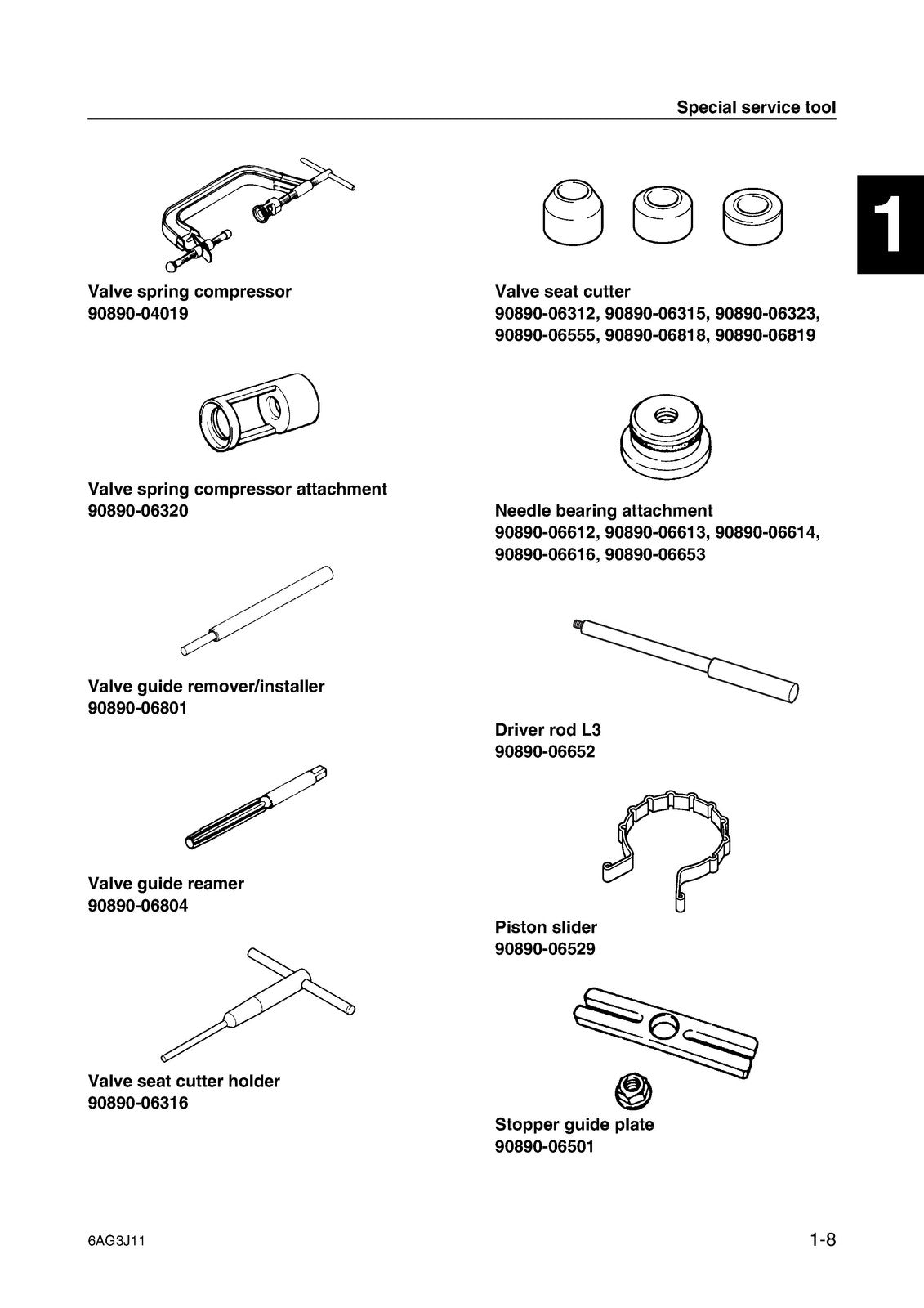 YAMAHA F15C F20B Outboard Motor Service Manual - WIRE BOUND - COVERS - FOLDOUTS