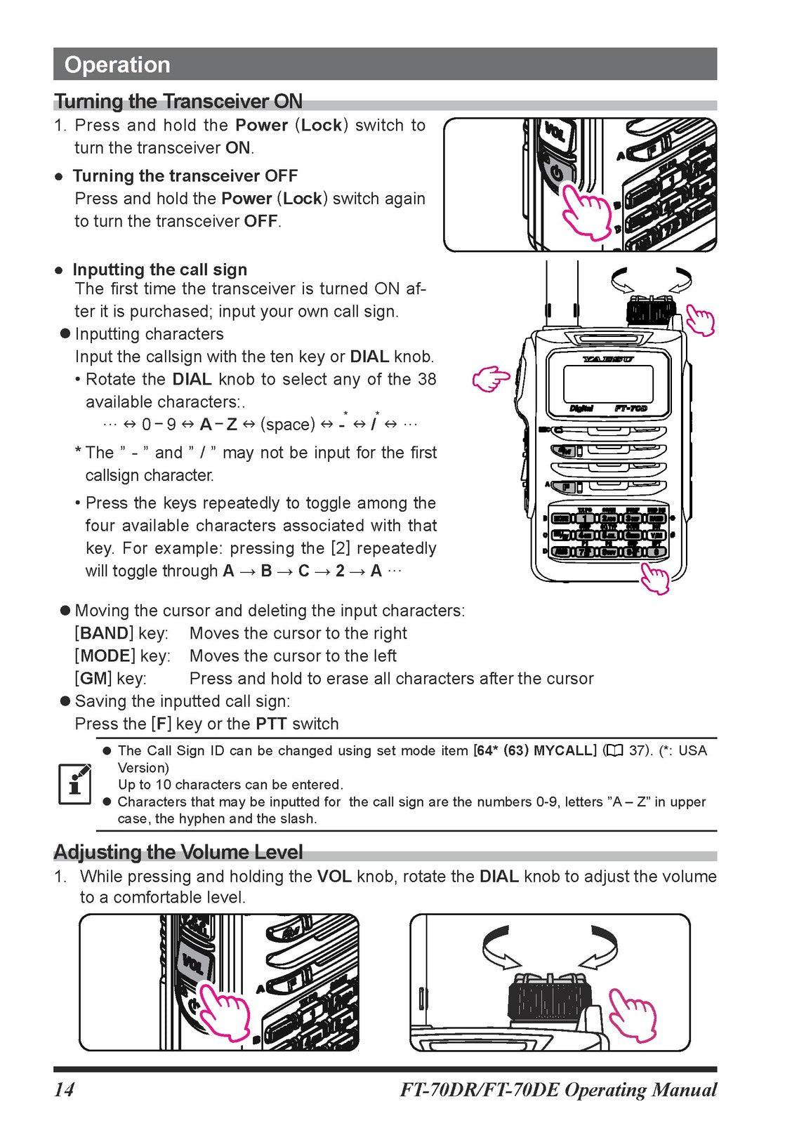 YAESU FT-70DR FT-70DE VX-6R Transceiver Operators Manual BUNDLE - WIRE BOUND