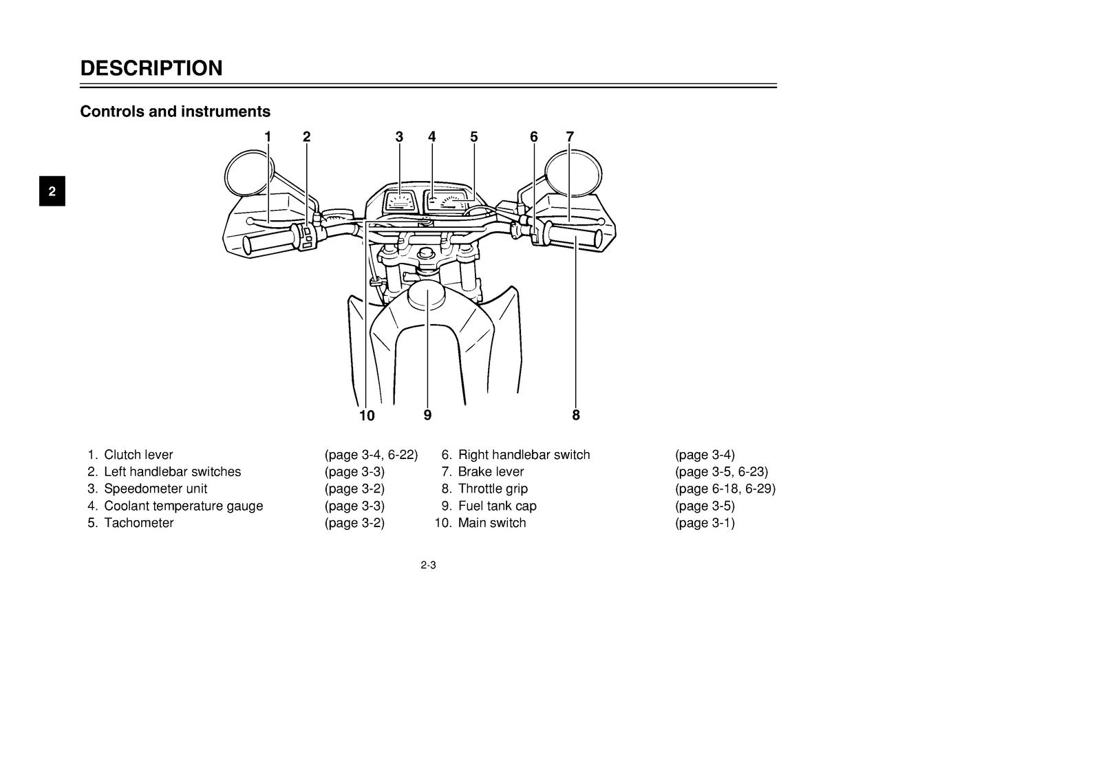 YAMAHA DT125R Owners Manual 2001 - STEEL WIRE BOUND - PROTECTIVE COVERS