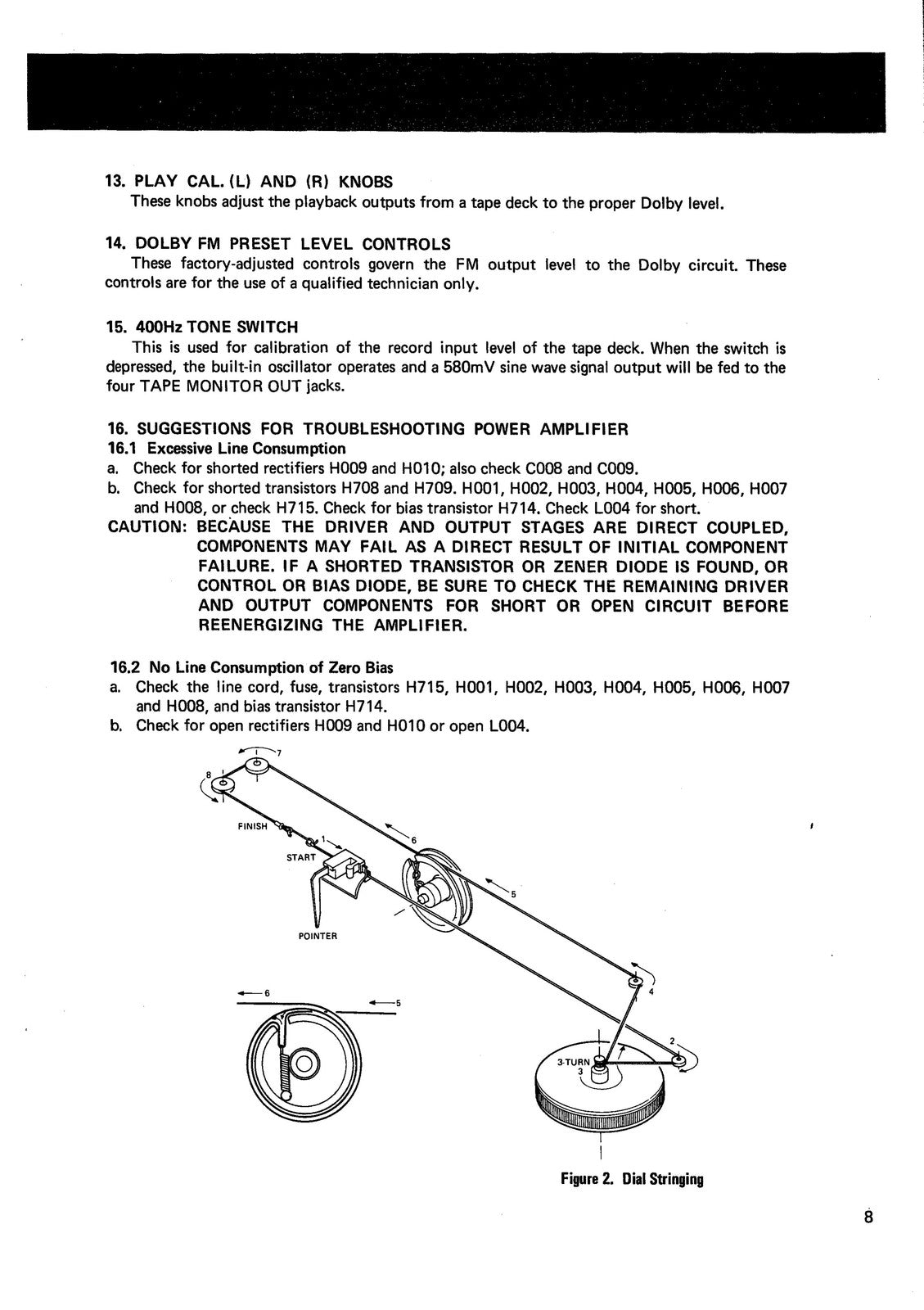 MARANTZ 2325 Service & Instruction Manual BUNDLE - WIRE BOUND - FOLDOUTS
