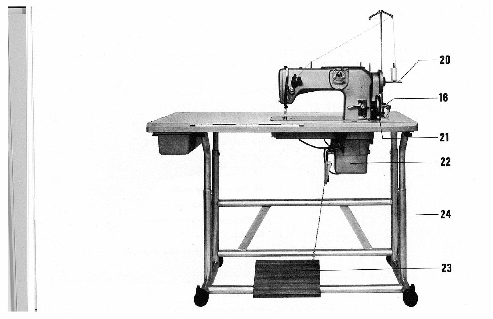 BERNINA 217 Instruction Book Manual - STEEL WIRE BOUND - PROTECTIVE COVERS