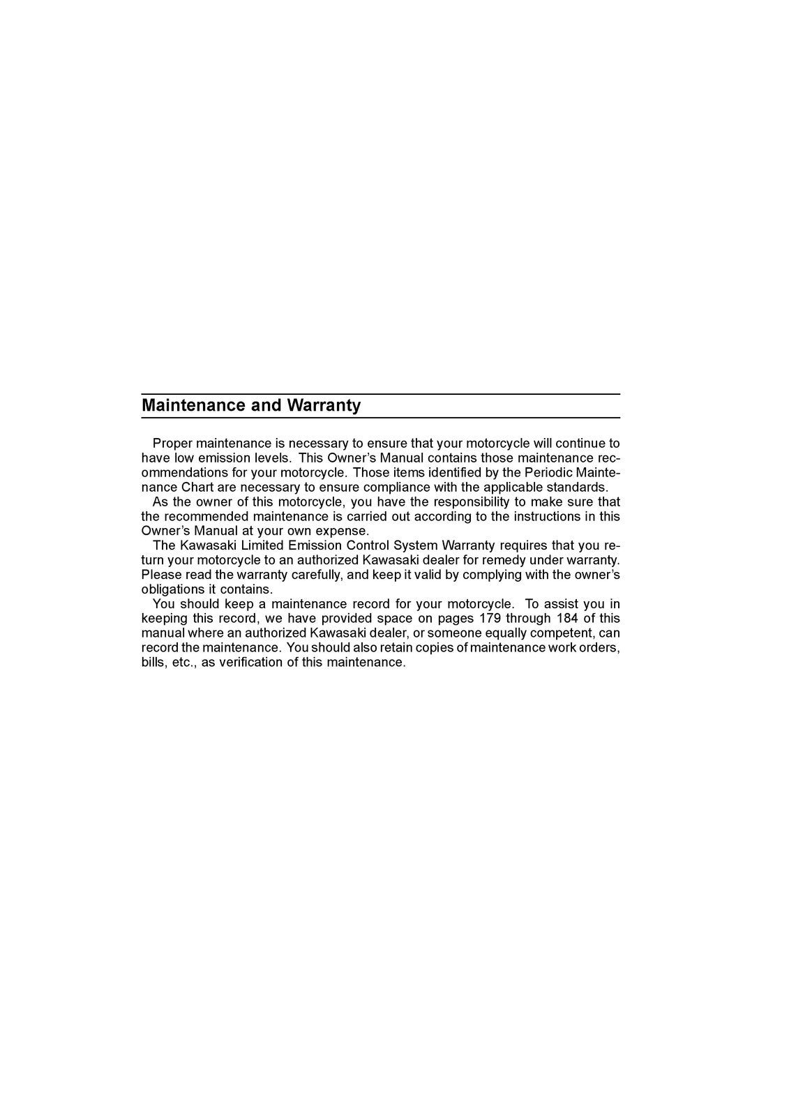 KAWASAKI Ninja ZX-6R Owners Manual 2018 - STEEL WIRE BOUND - PROTECTIVE COVERS