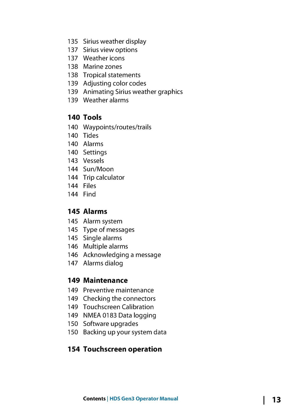 LOWRANCE HDS Gen3 Operating Manual - STEEL WIRE BOUND - PROTECTIVE COVERS
