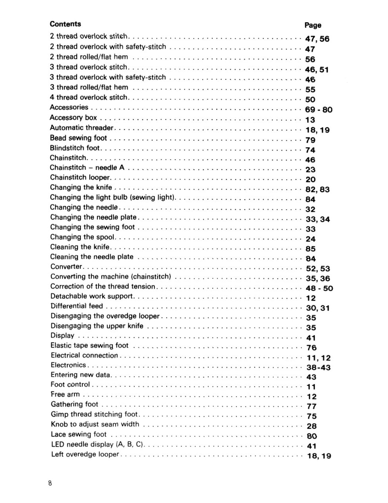 SINGER 14U595 Quantumlock 5 Serger Overlocker Operators Manual - WIRE BOUND