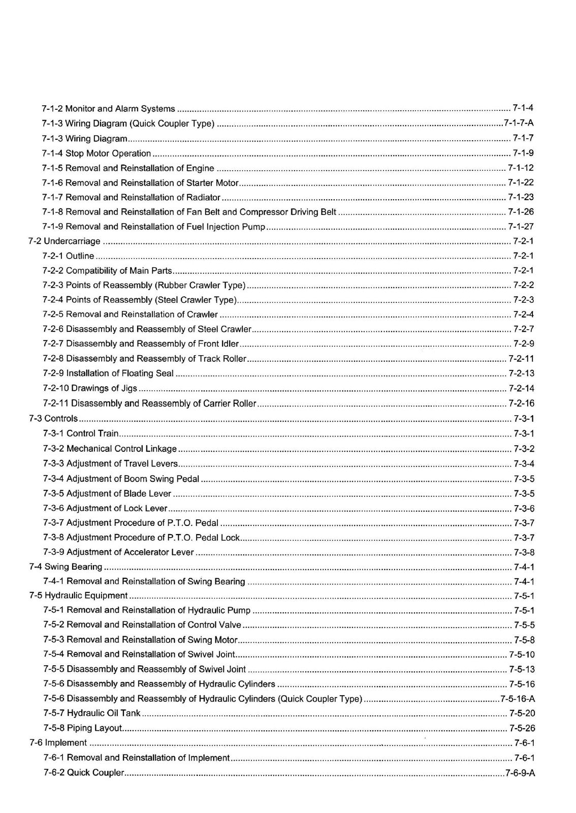 YANMAR VIO 75 Crawler Excavator SERVICE MANUAL - STEEL WIRE BOUND - TOUGH COVERS
