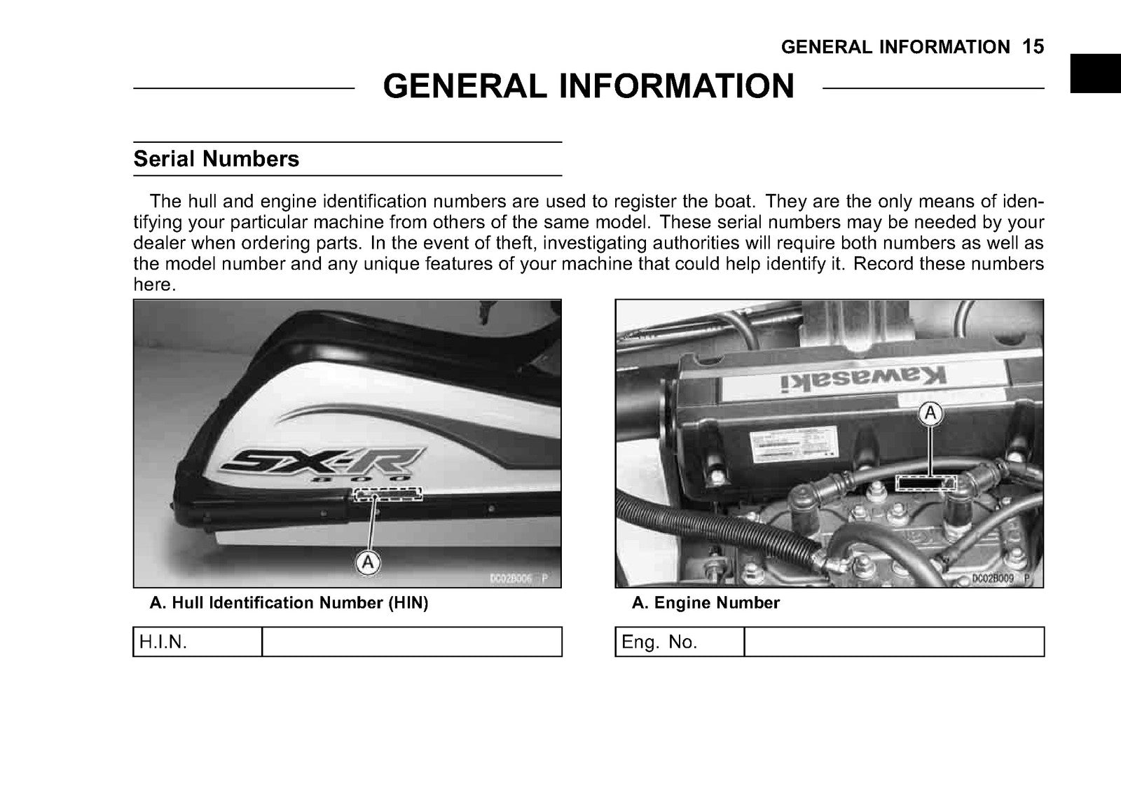 KAWASAKI 800 SX-R Jet Ski Watercraft Owners Manual 2011 - WIRE BOUND - COVERS