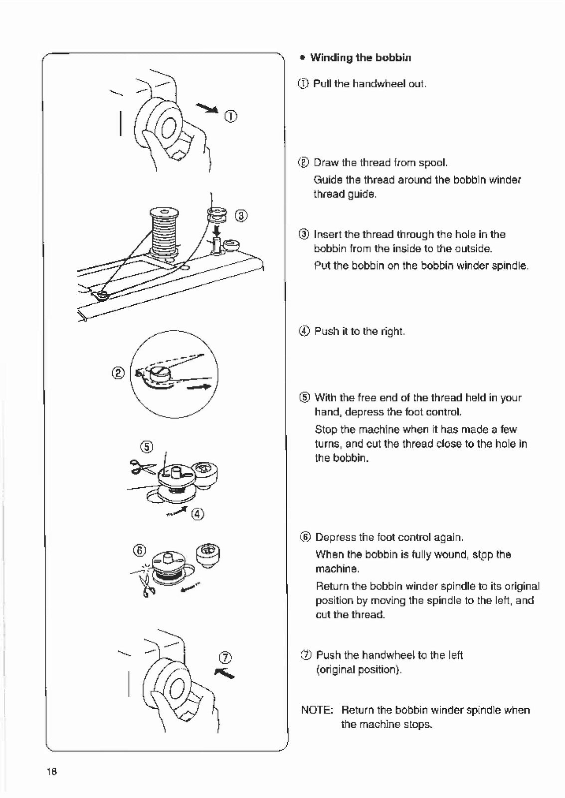 ALFA 1206 1208 Sewing Machine Instruction Book Manual - WIRE BOUND - COVERS