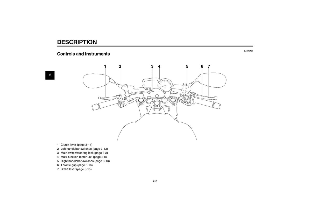 YAMAHA FZ6-NAHG Owners Manual 2007 - STEEL WIRE BOUND - PROTECTIVE COVERS