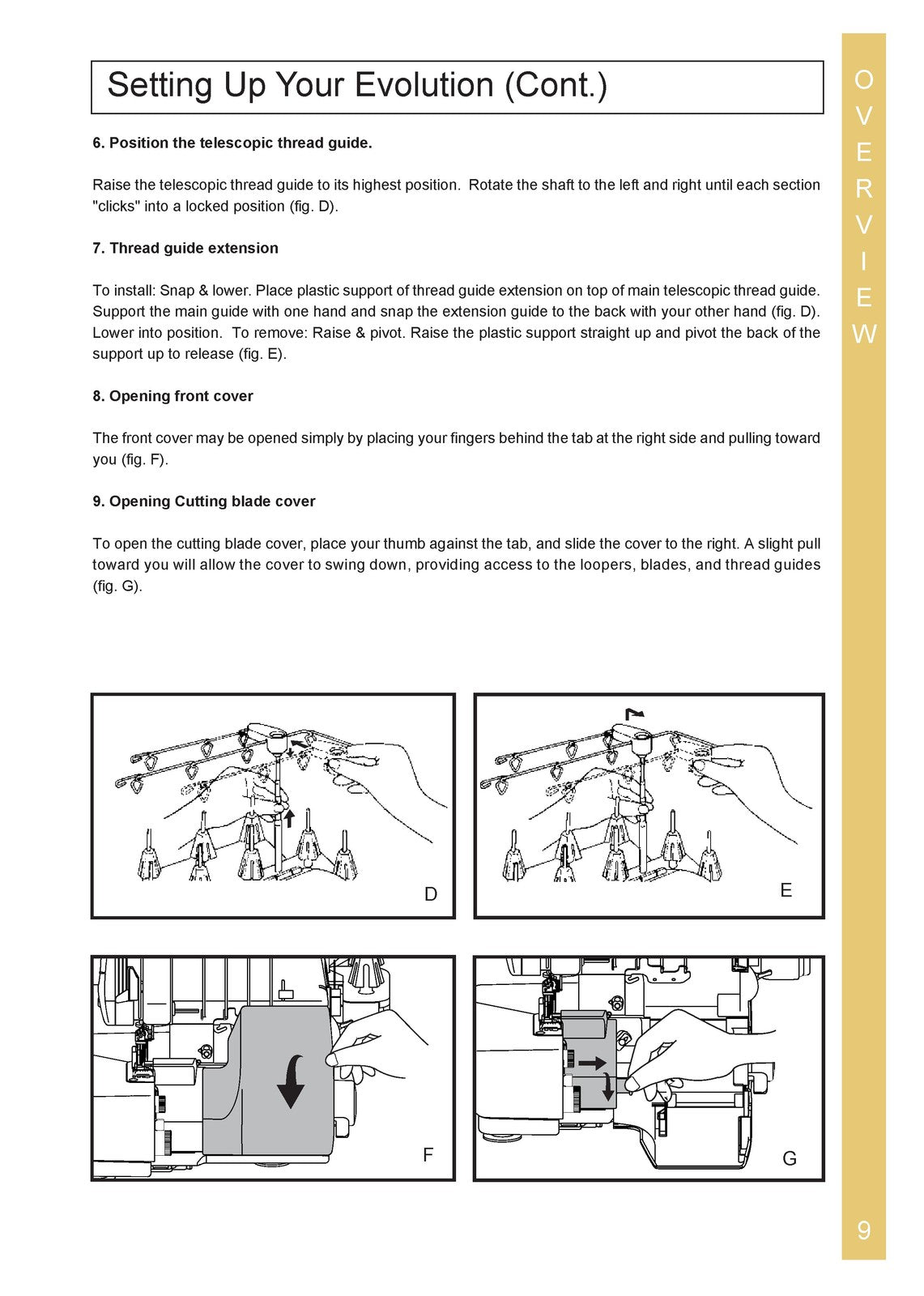 BABY LOCK BLE8W-2 Evolution Serger Instruction ENGLISH Manual - WIRE BOUND