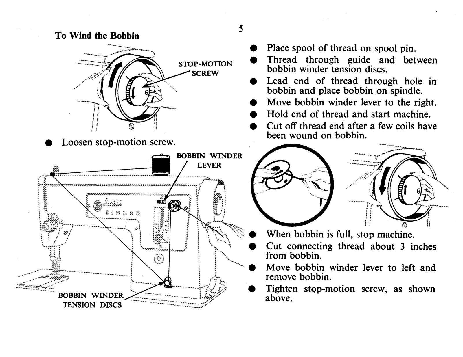 SINGER 337 SEWINGING MACHINE MANUAL - WIRE BOUND - TOUGH COVERS