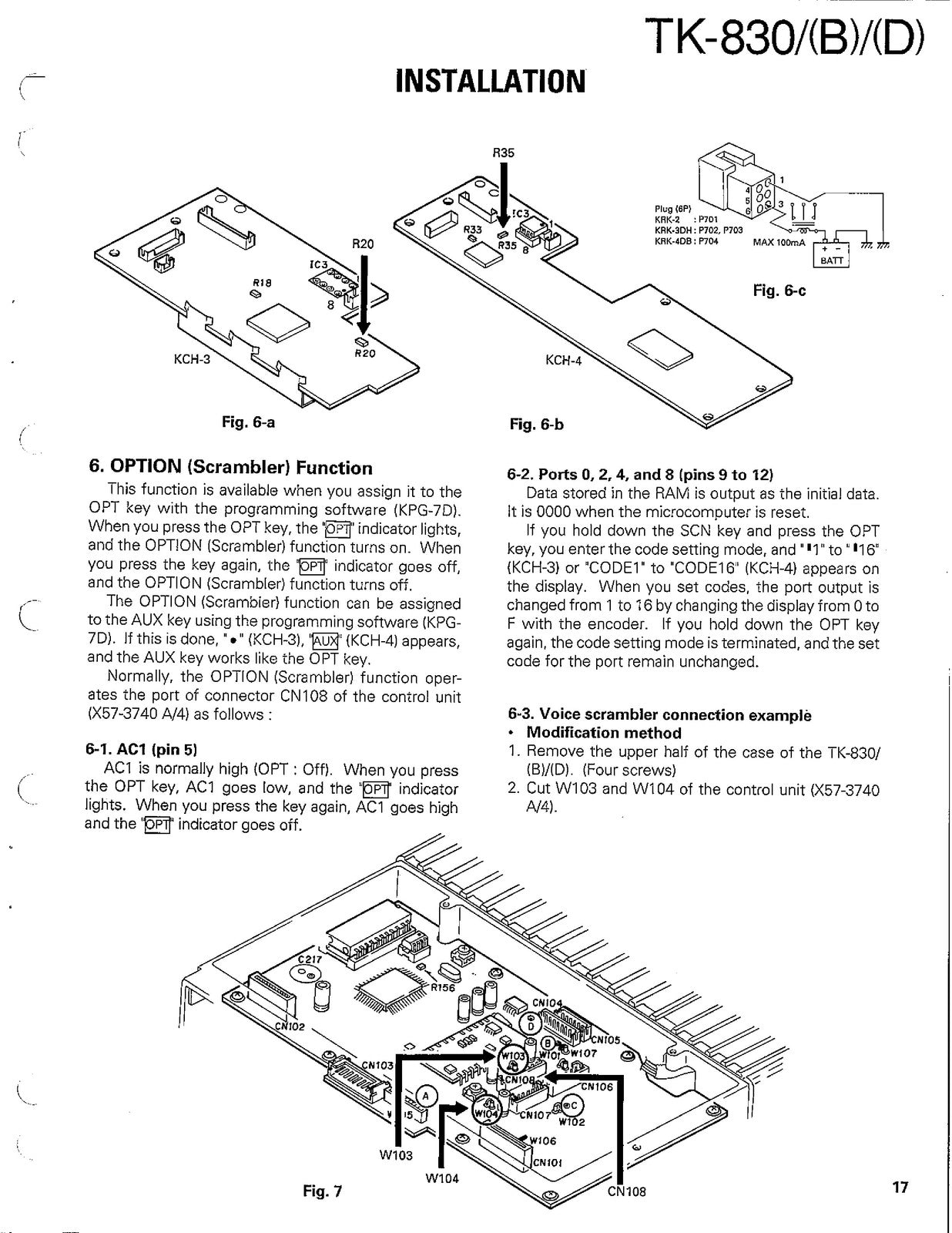 KENWOOD TK-830 UHF FM Transceiver Service Manual - BOUND - COVERS - XL FOLDOUTS