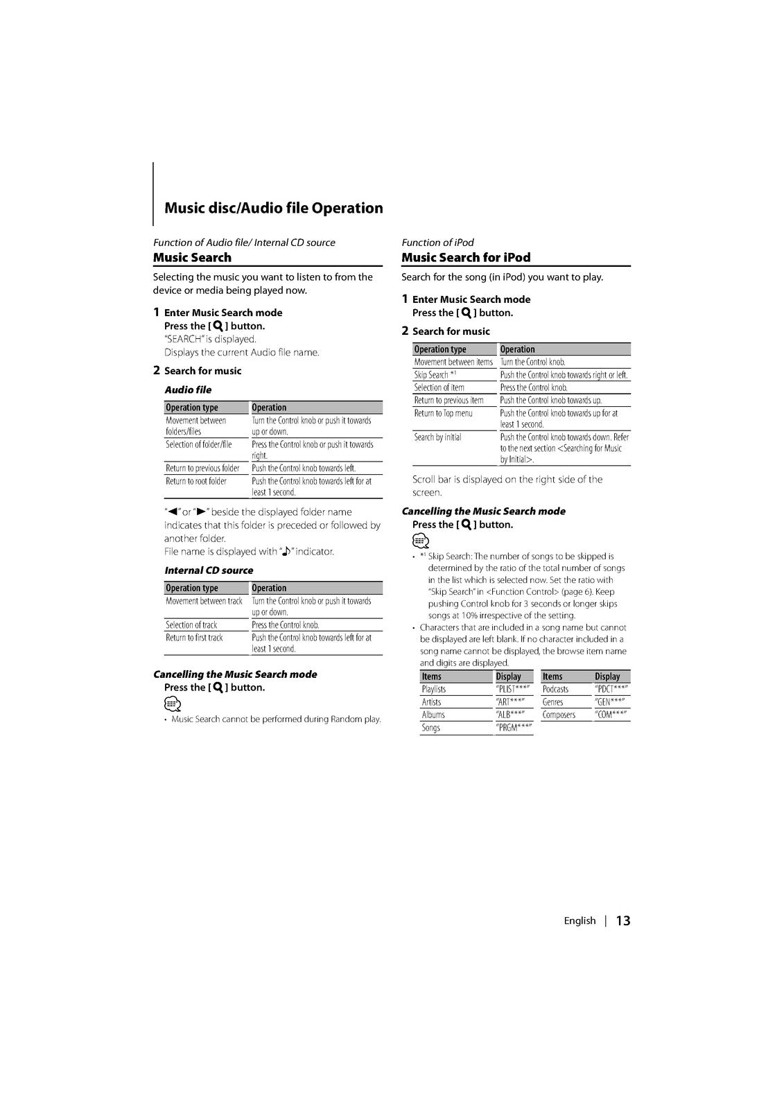 KENWOOD KDC-X993 KDC-HD942U KDC-X693 KDC-MP642U Instruction Manual - WIRE BOUND