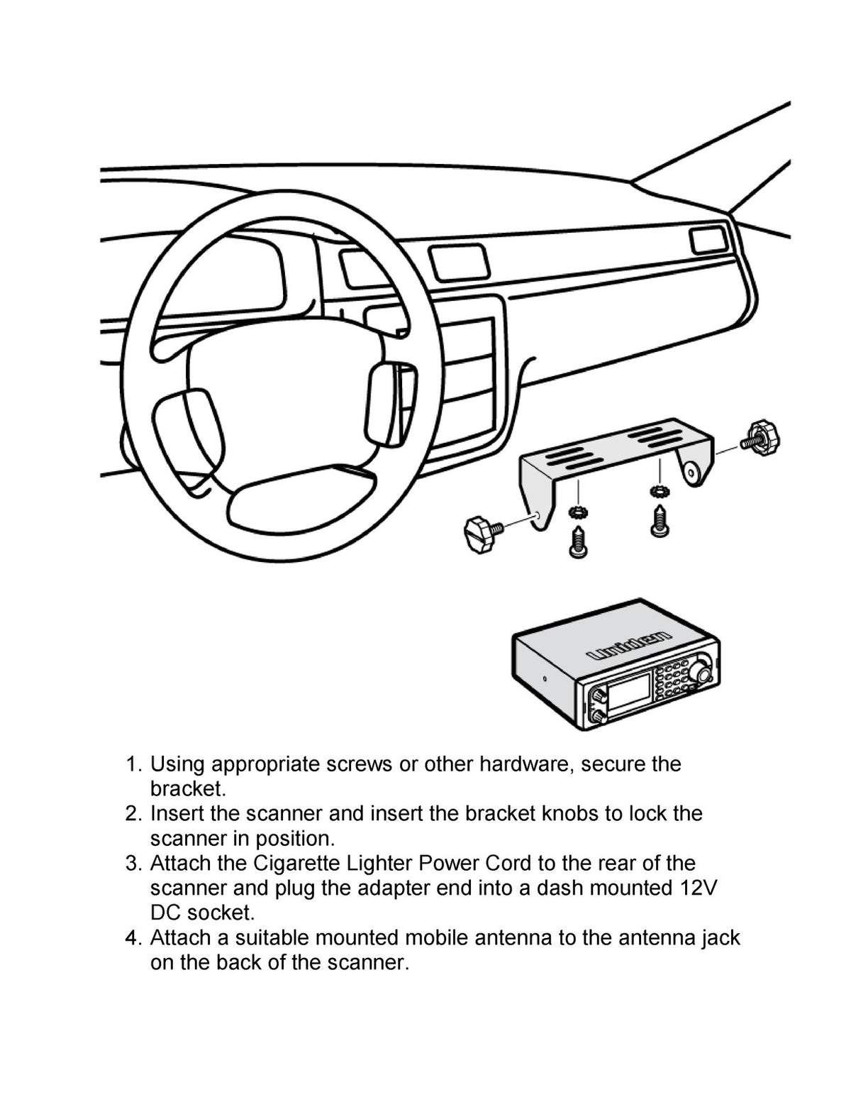 UNIDEN BearTracker BCT15X Scanner Owners Manual - WIRE BOUND - TOUGH COVERS