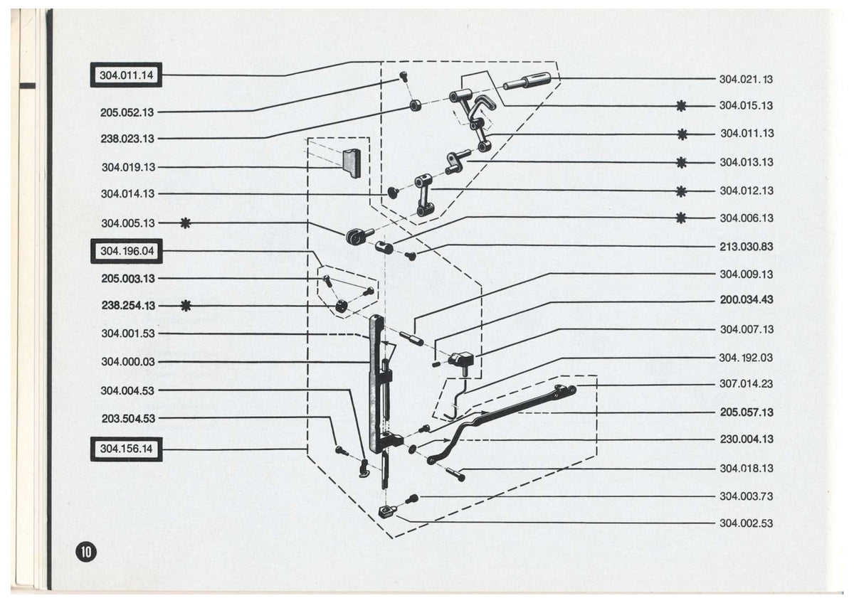 BERNINA 807 808 809 810 817 Operators & Parts Manual BUNDLE - WIRE BOUND