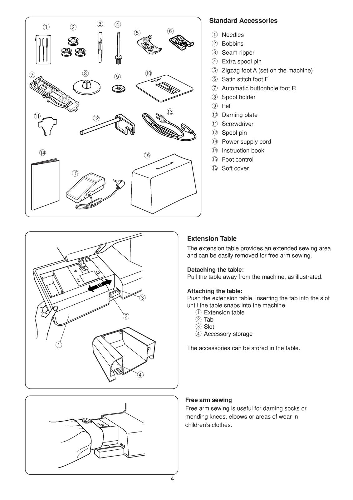 ALFA Compakt 500 Sewing Machine Instruction Book Manual - WIRE BOUND - COVERS