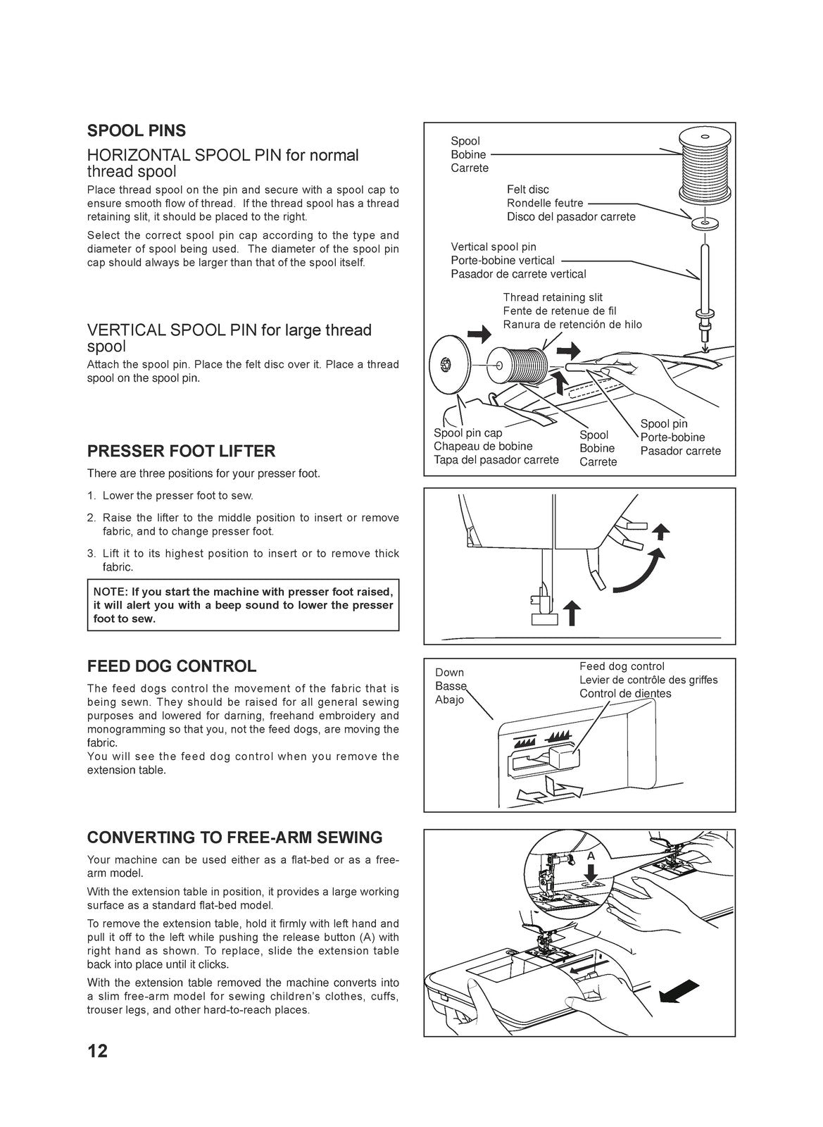 SINGER 8768 Sewing Machine User Manual Instructions - WIRE BOUND - TOUGH COVERS