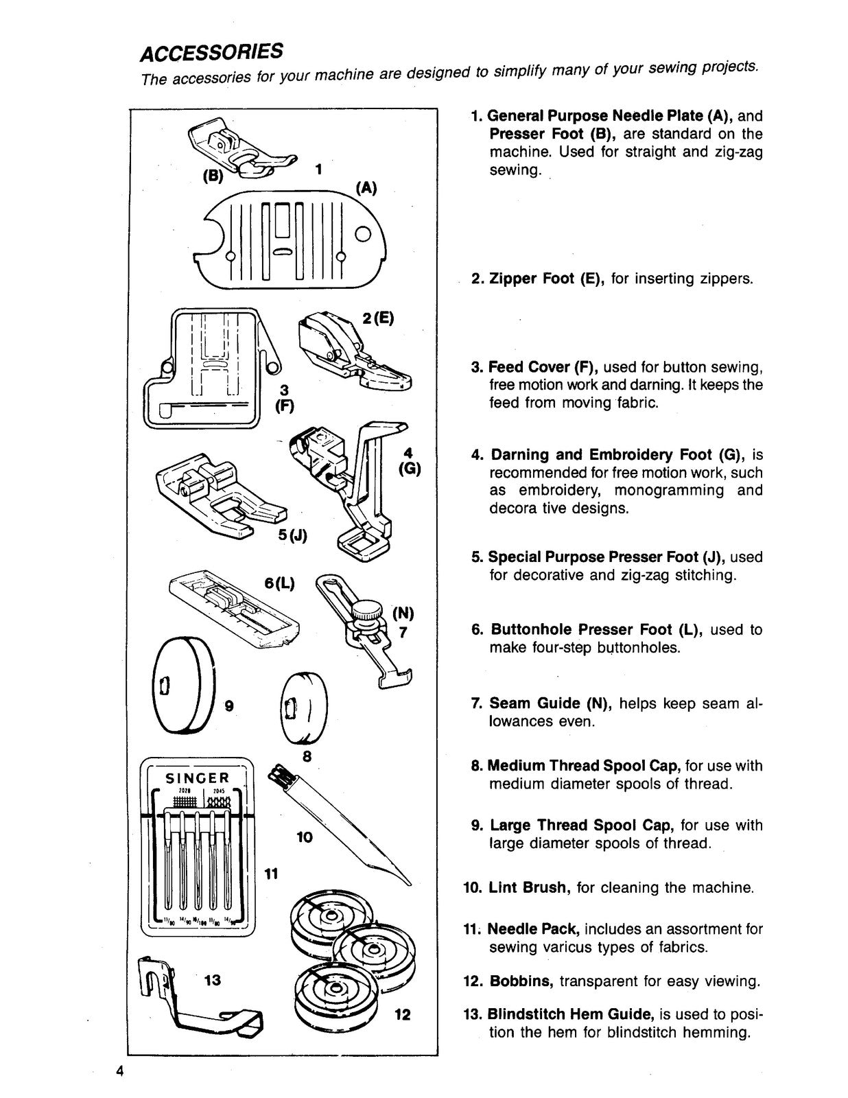 SINGER 6234 Sewing Machine Instruction Manual - STEEL WIRE BOUND - TOUGH COVERS