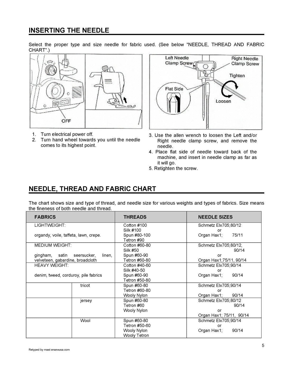 SIMPLICITY Frontier Serger Model SL390 SL370 Instruction Manual - WIRE BOUND