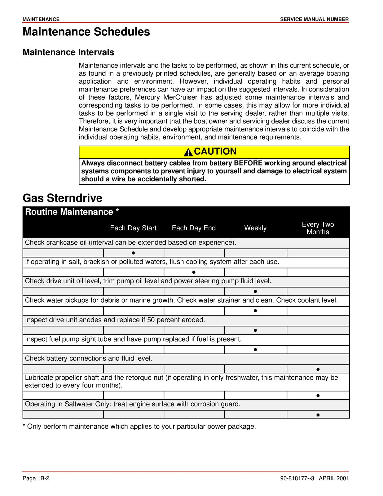 MERCURY Mercruiser #14 Sterndrive Units Alpha One Generation II SERVICE MANUAL