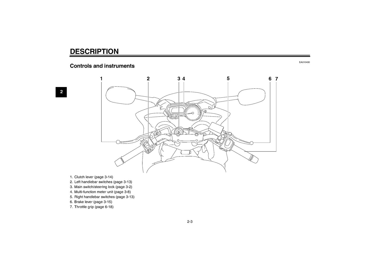 YAMAHA FZ6-SHG FZ6-SAHG Motorcycle Owners Manual 2007 - WIRE BOUND - COVERS