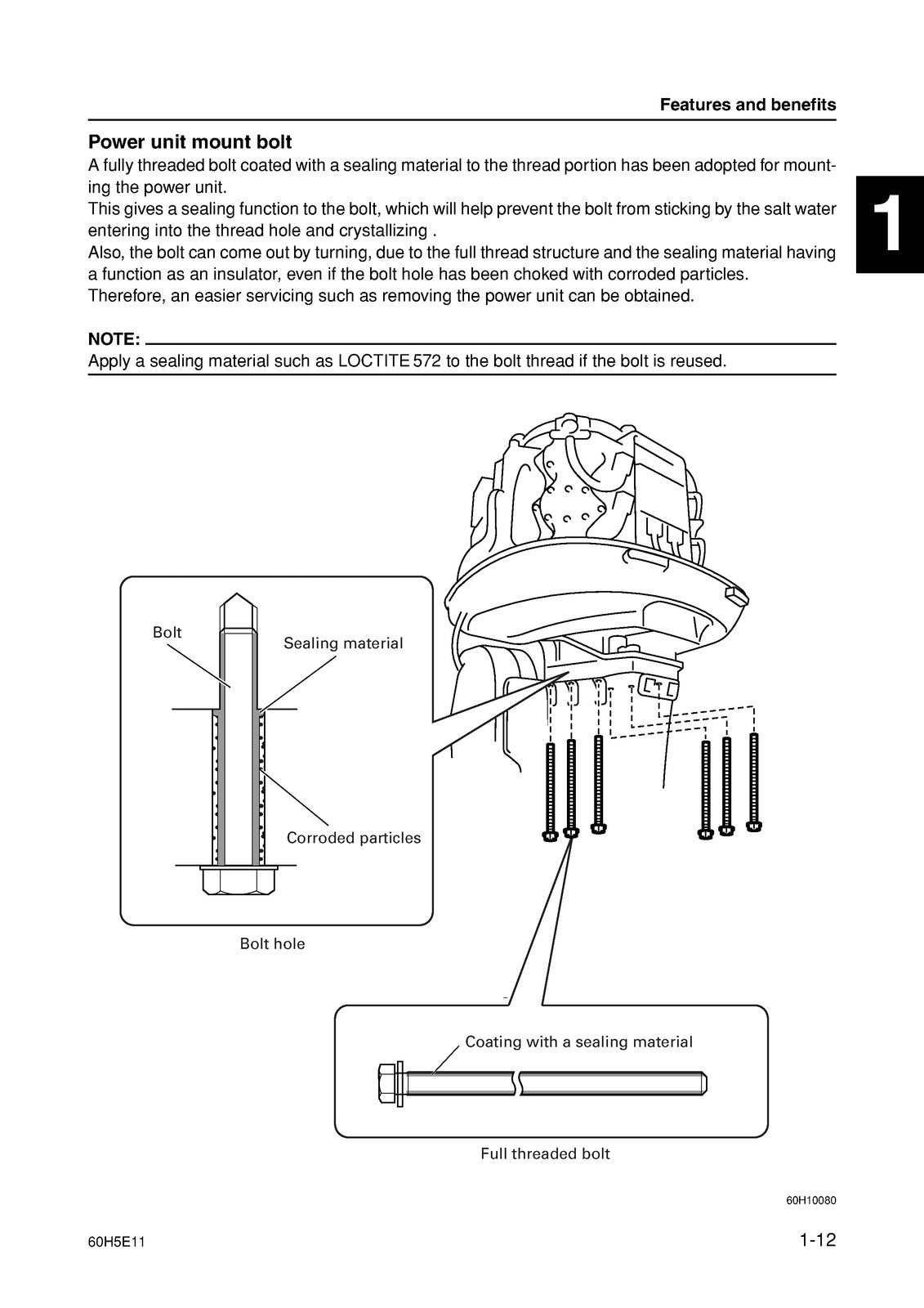 YAMAHA 200A L200A Outboard Service Manual - BOUND - COVERS - XL FOLDOUT PAGES