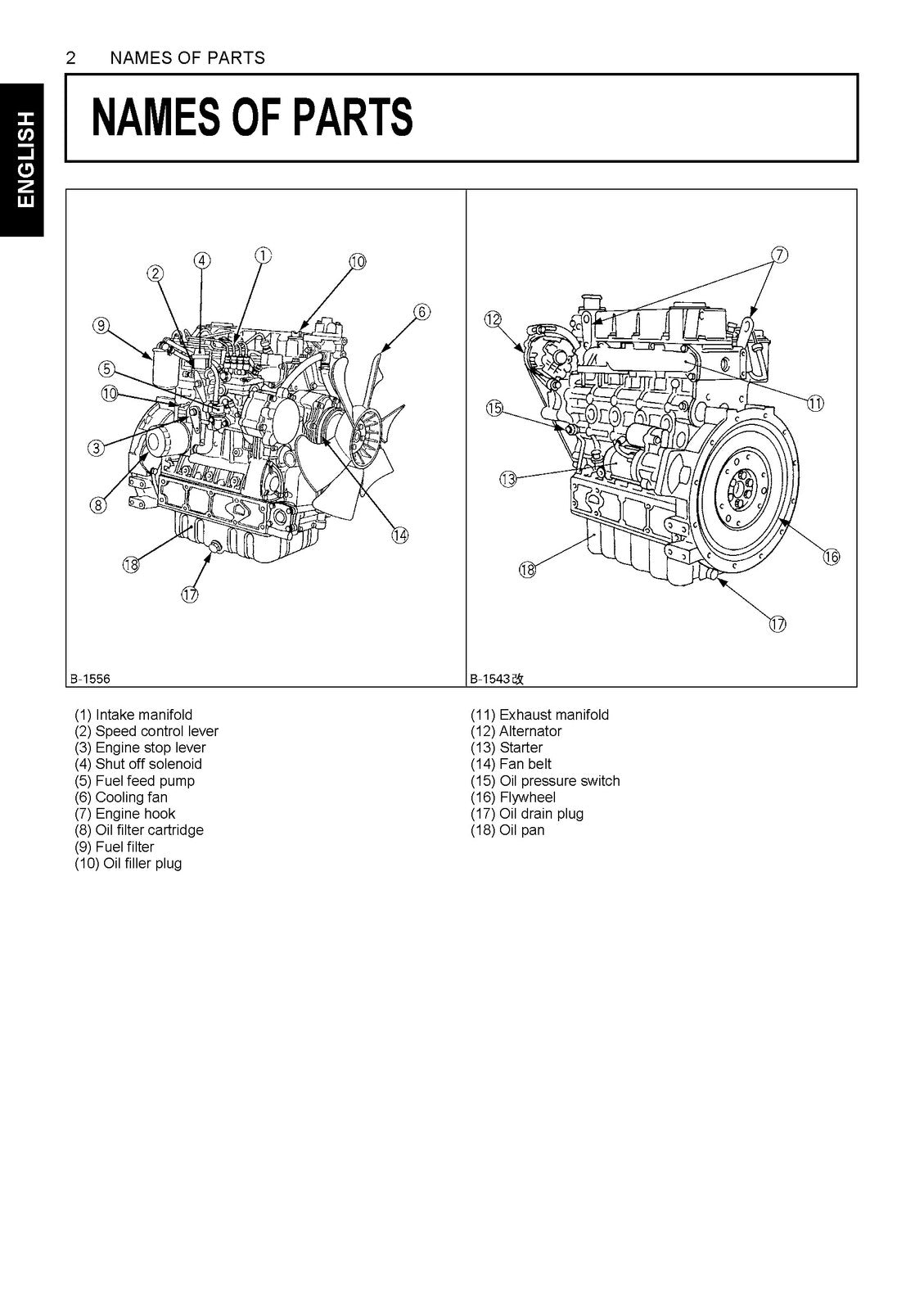 KUBOTA V3300 V3600 V3800 Engine Workshop & Operators Manual BUNDLE - WIRE BOUND