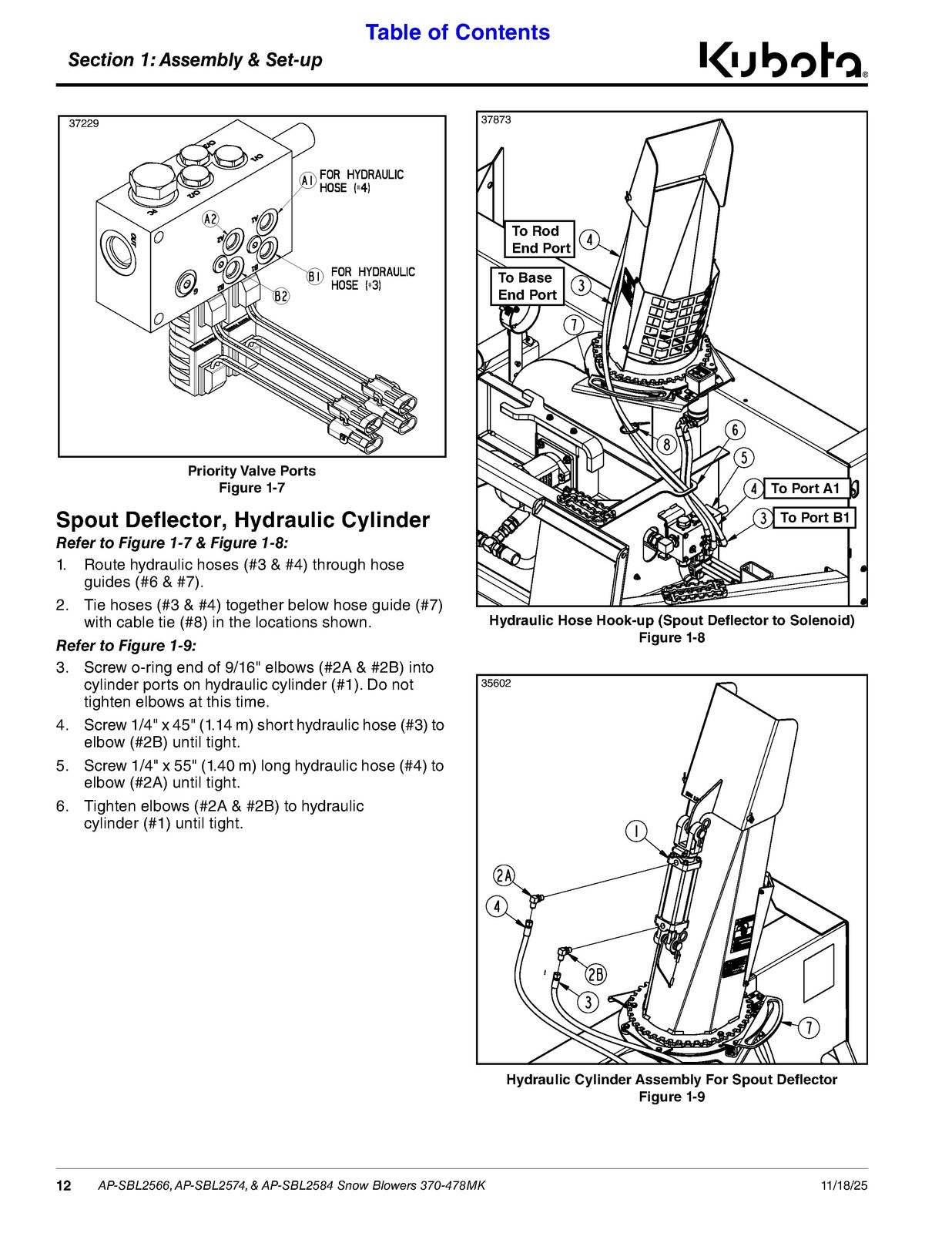 LAND PRIDE SBL25 Series Snow Blowers Operators Manual - WIRE BOUND - COVERS
