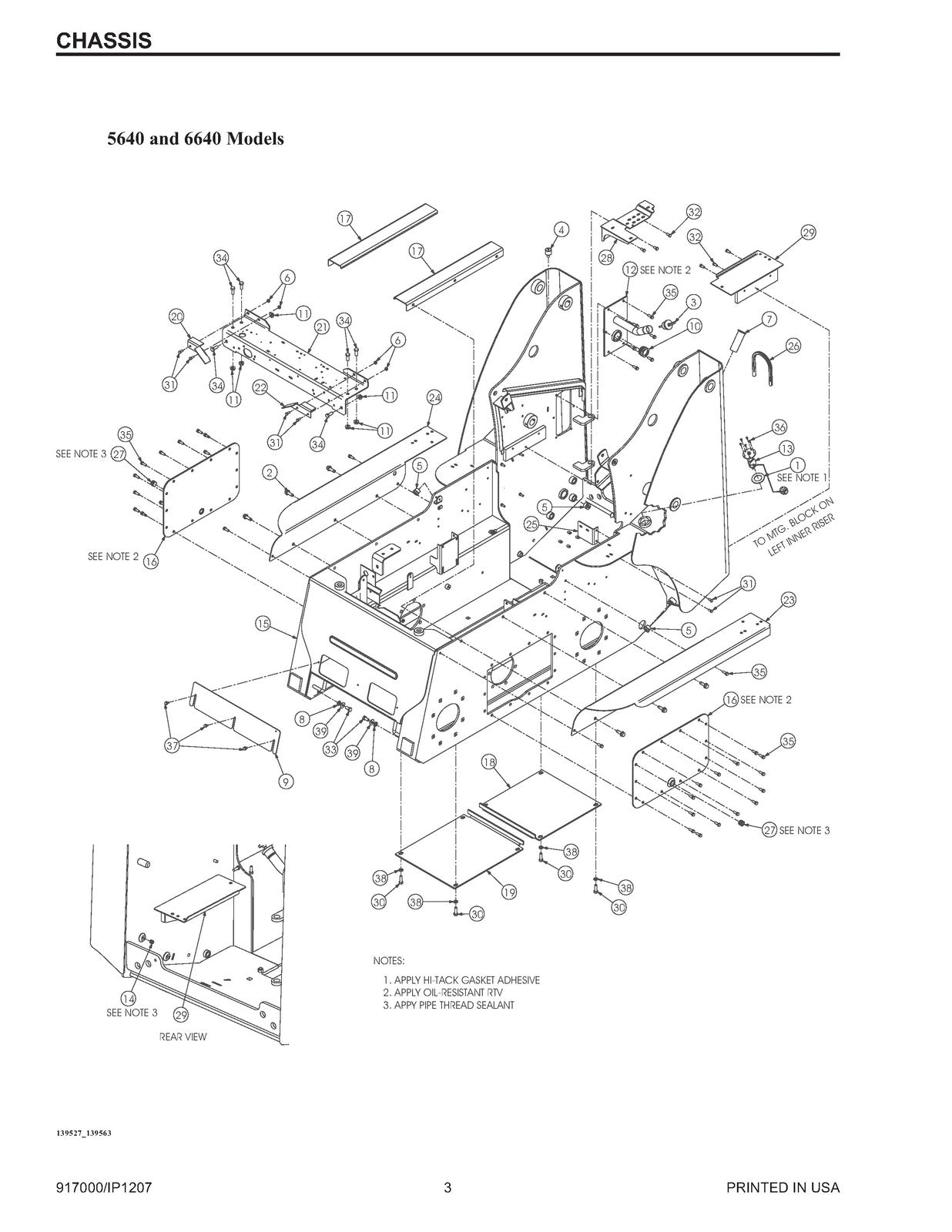 GEHL SL4640 4840 5640 SL6640E PARTS MANUAL - STEEL WIRE BOUND TOUGH COVERS
