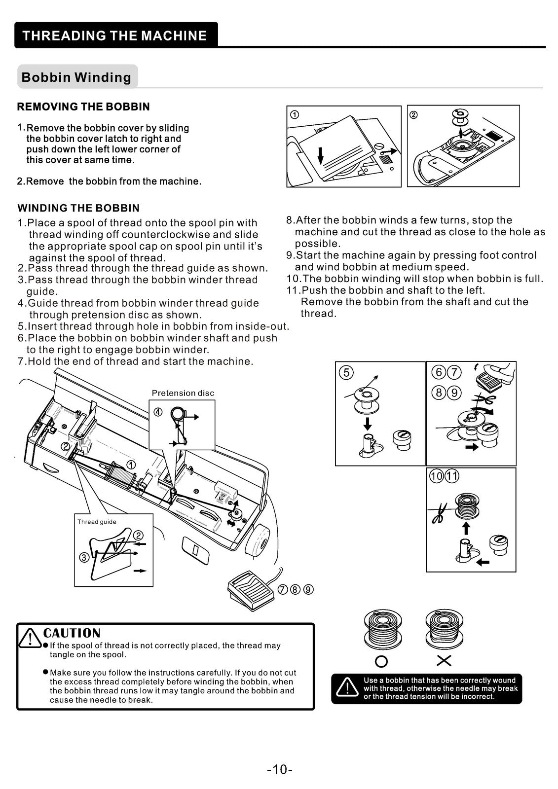 BABY LOCK Jazz BLMJZ Sewing Machine Instruction Manual - WIRE BOUND - COVERS