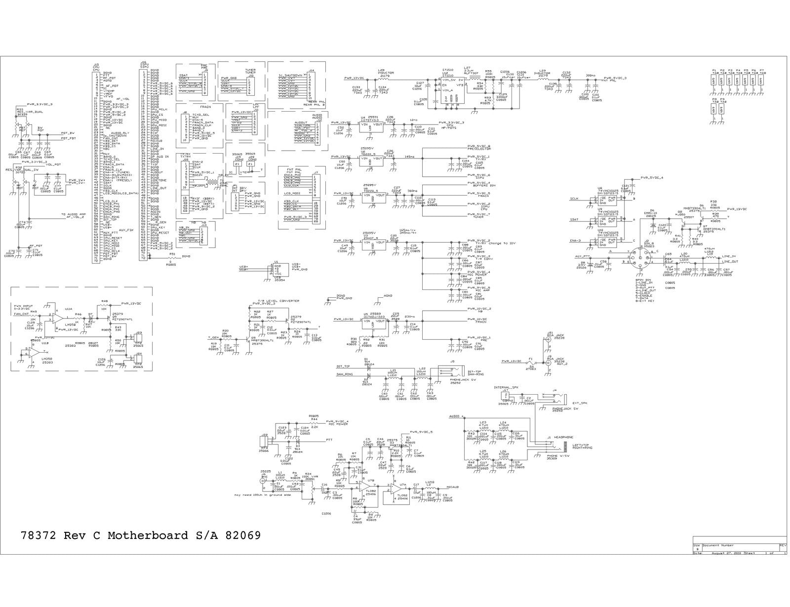 TEN TEC Eagle 599 Schematics - BOUND - COVERS - XL FOLDOUT PAGES