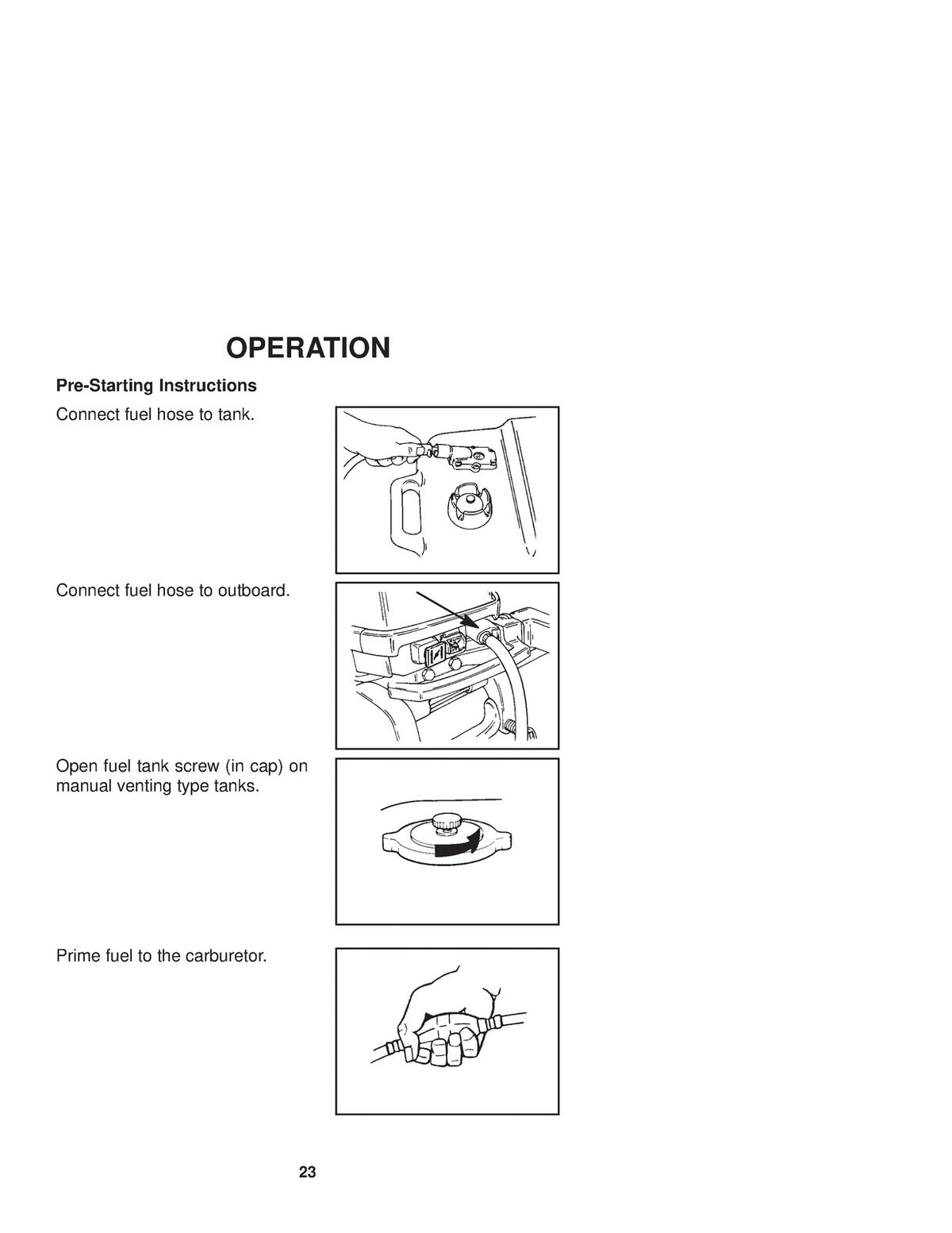 MERCURY 20 25 Sea Pro Marathon Operation And Maintenance Manual 2004 - BOUND