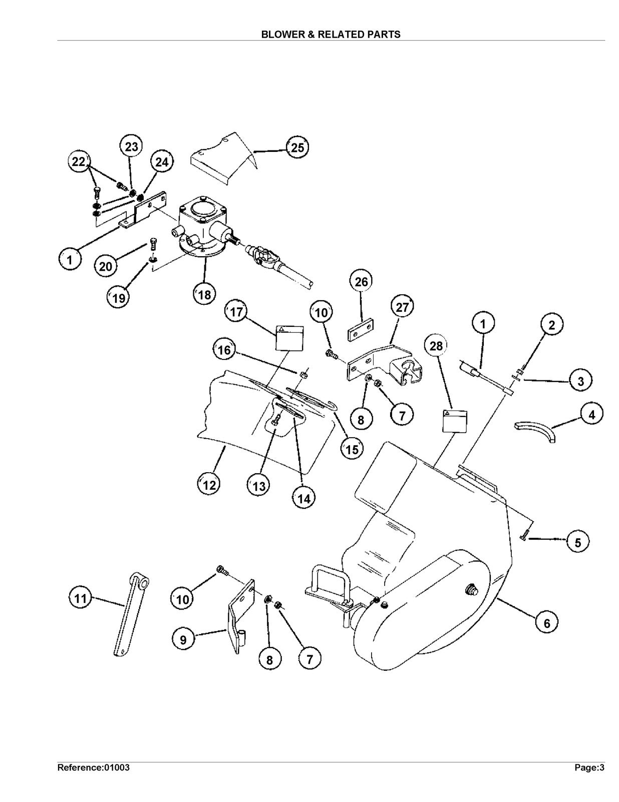 KUBOTA GC60B Parts Manual - STEEL WIRE BOUND - PROTECTIVE COVERS