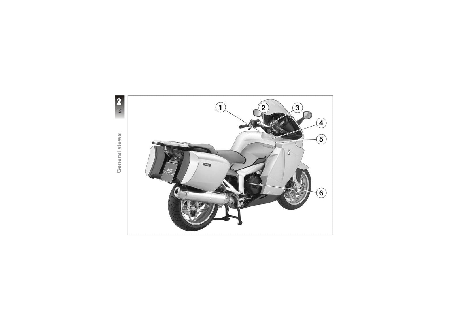 BMW K 1200 GT Motorcycle Riders Manual 2006 - STEEL WIRE BOUND - TOUGH COVERS