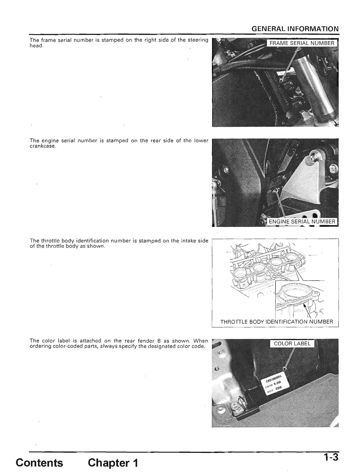 HONDA CBR1000RR Motorcycle Service Manual 2004 - BOUND - COVERS - XL FOLDOUTS