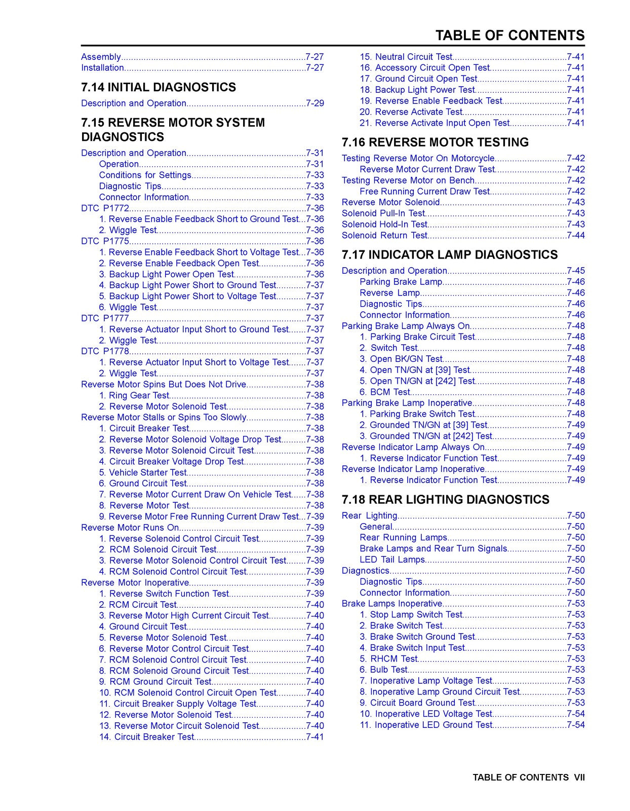 HARLEY DAVIDSON Trike Models Service Manual Supplement 2015, FOLDOUTS