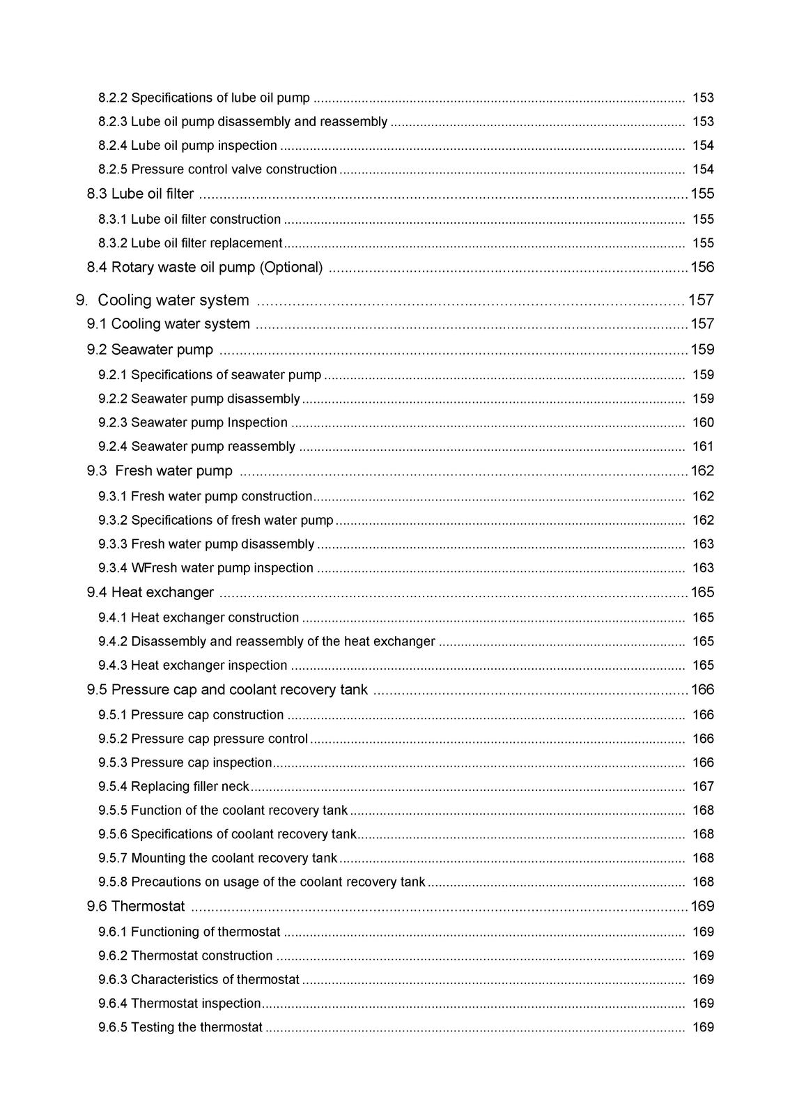 YANMAR 3YM30 3YM20 2YM15 Marine Diesel Engine Service Manual, FOLDOUTS