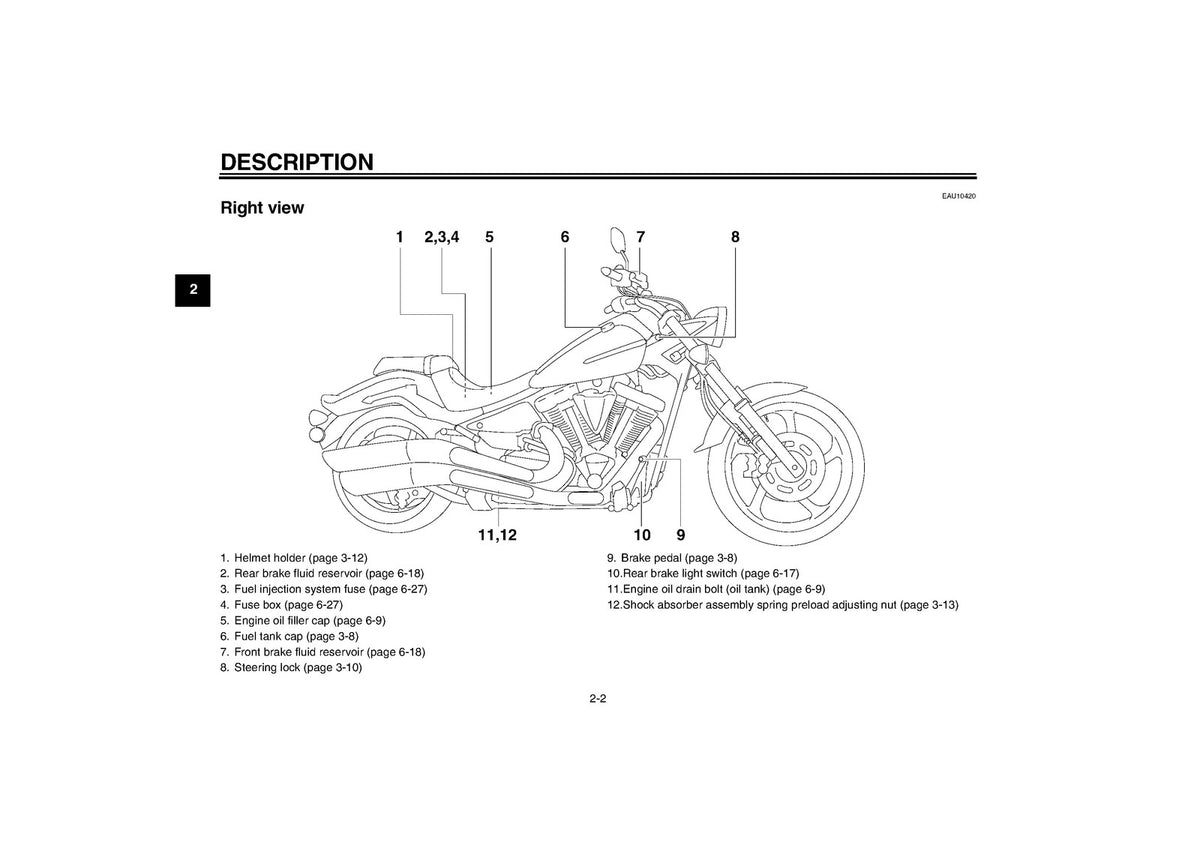 YAMAHA XV19SX/MX/CTSX/CTMX/CSX/CX Operators & Service Manual BUNDLE - WIRE BOUND