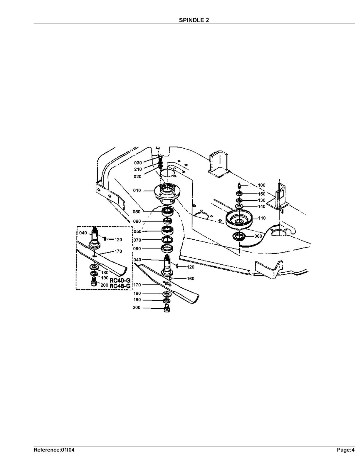KUBOTA RC48-G Parts Manual - STEEL WIRE BOUND - PROTECTIVE COVERS