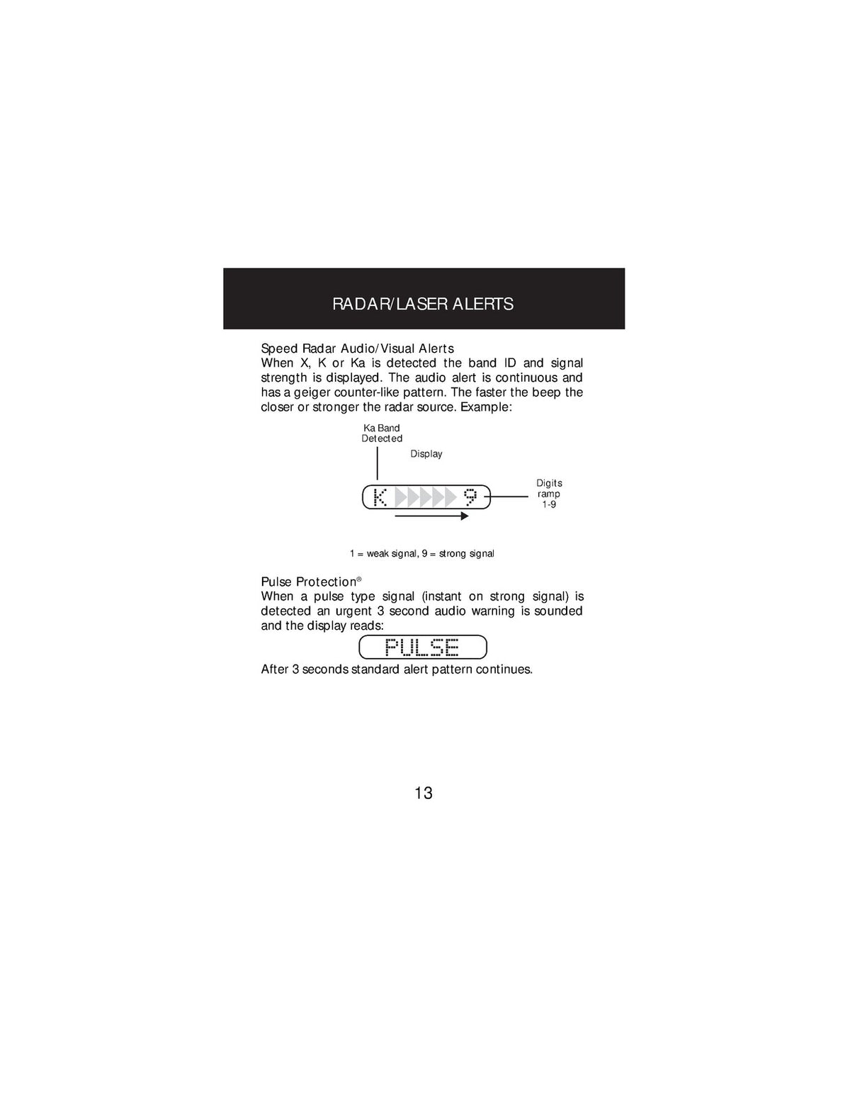 WHISTLER 1650 Series Laser Radar Detector Owners Manual - WIRE BOUND - COVERS