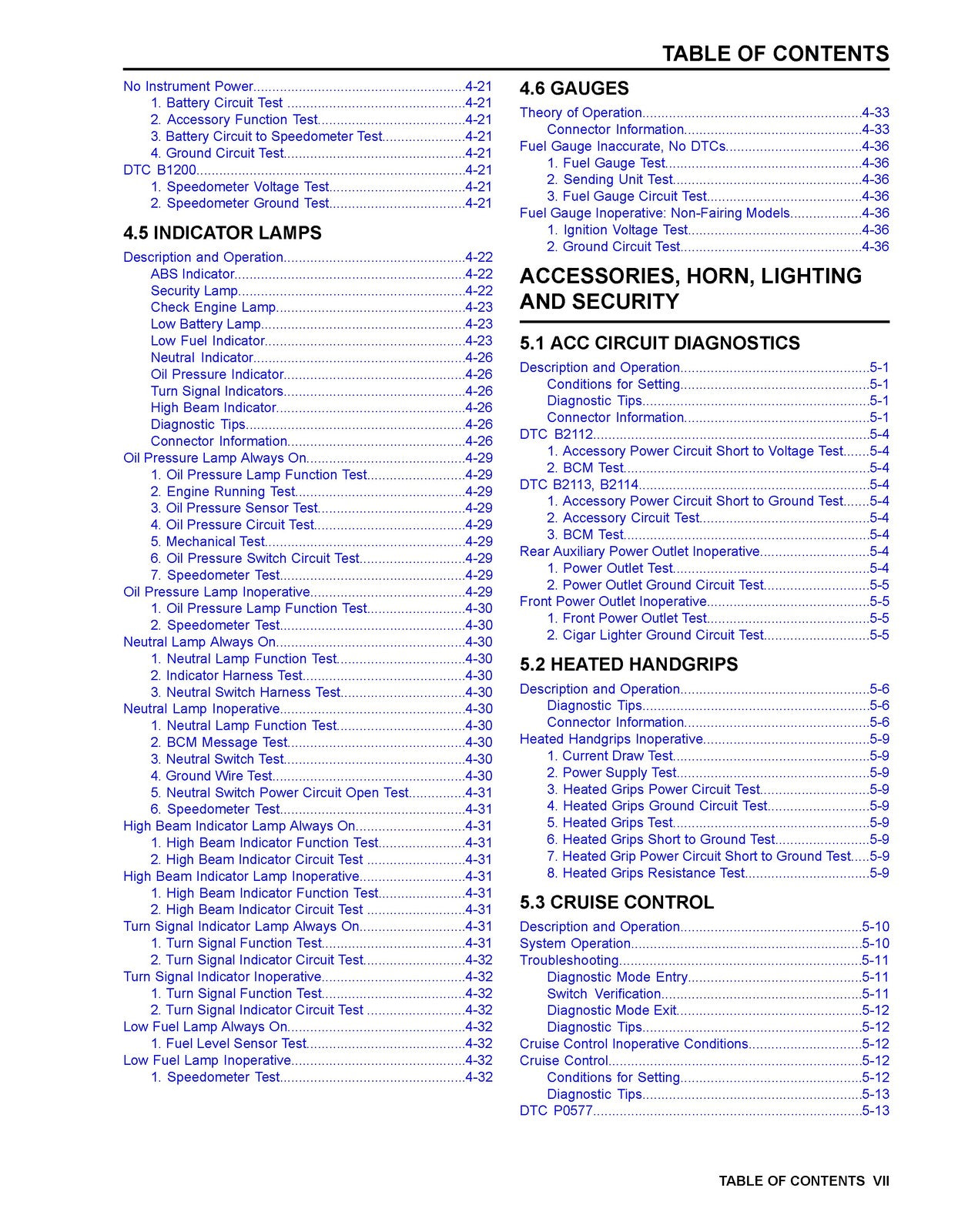 HARLEY DAVIDSON Touring Models Electrical Diagnostic Manual 2015, FOLDOUTS